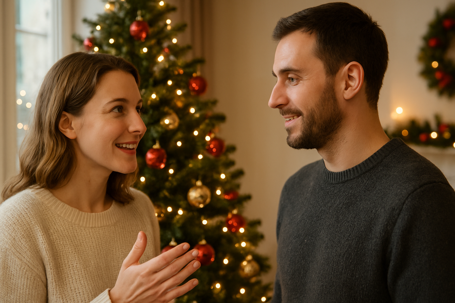 wann sagt man frohe weihnachten - Illustration