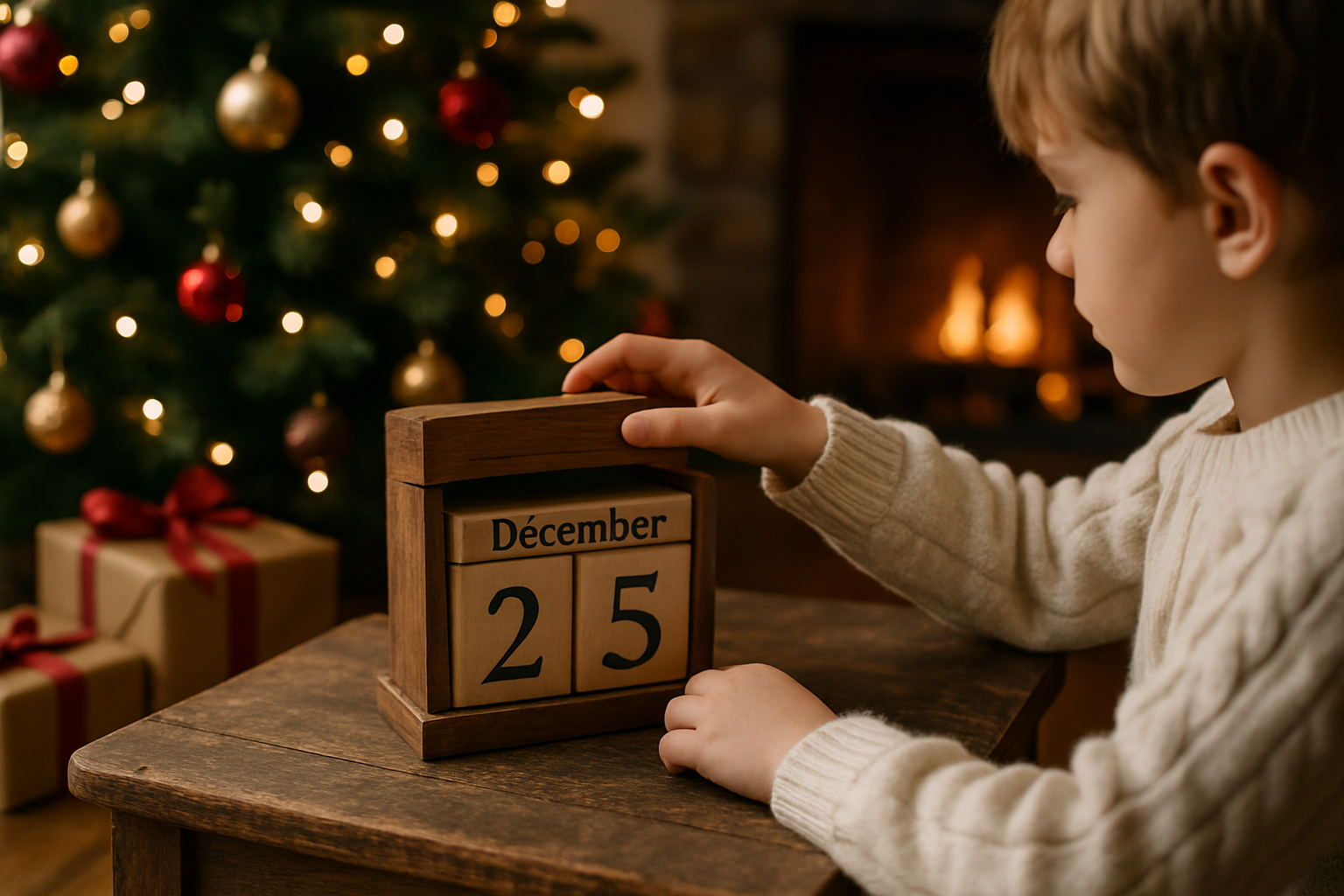 wann ist weihnachten - Illustration