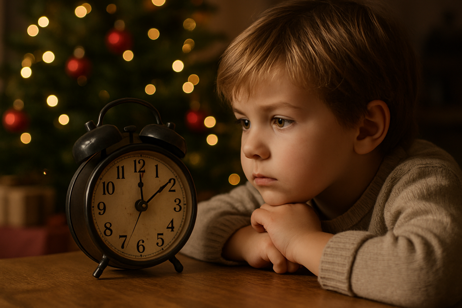 wie lange noch bis weihnachten - Illustration