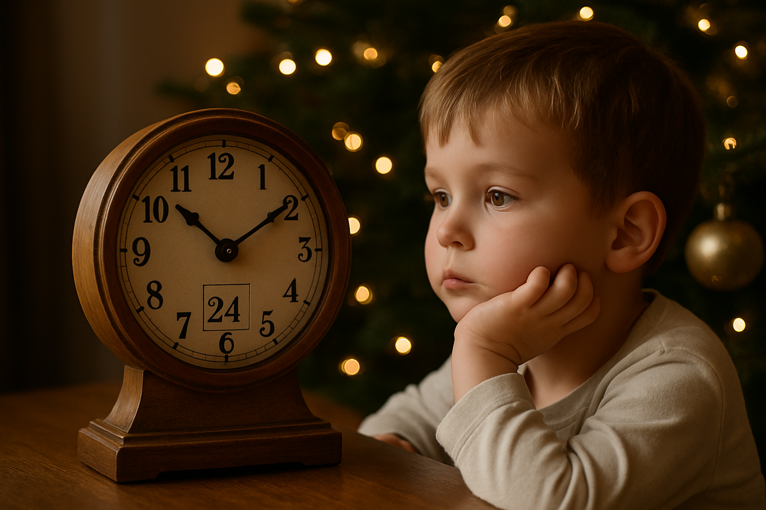 wie lange noch bis weihnachten - Illustration