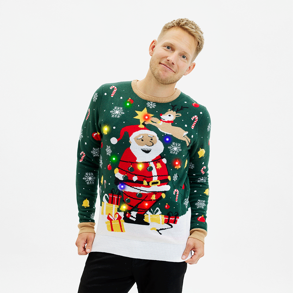 Santa Christmas Star LED - Herren