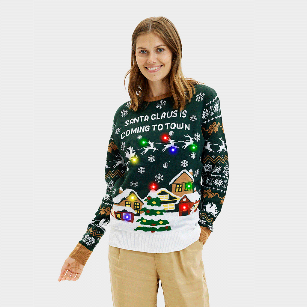 Santa Claus Is Coming To Town LED - Damen
