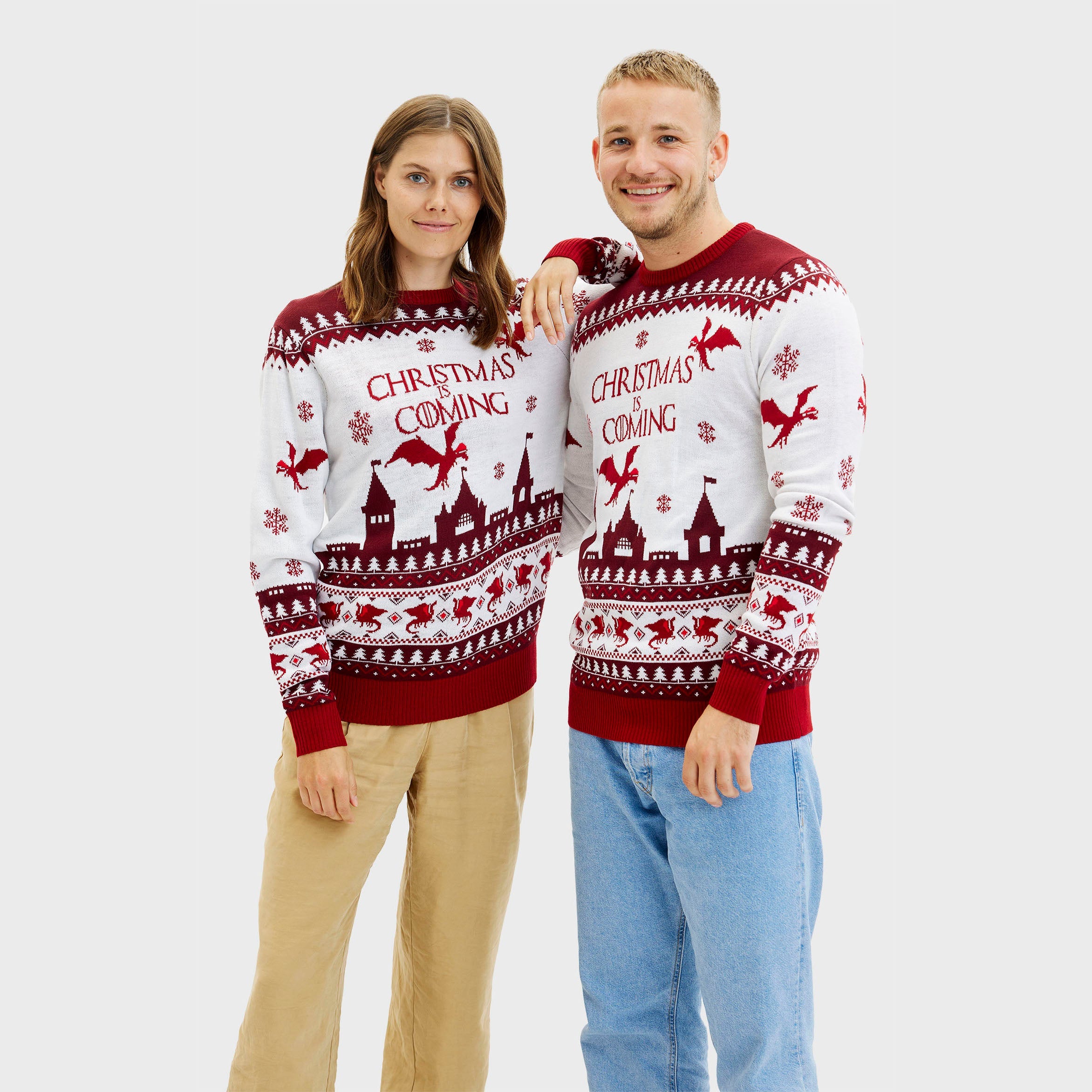 The Christmas Is Coming Weihnachtspullover - Herren