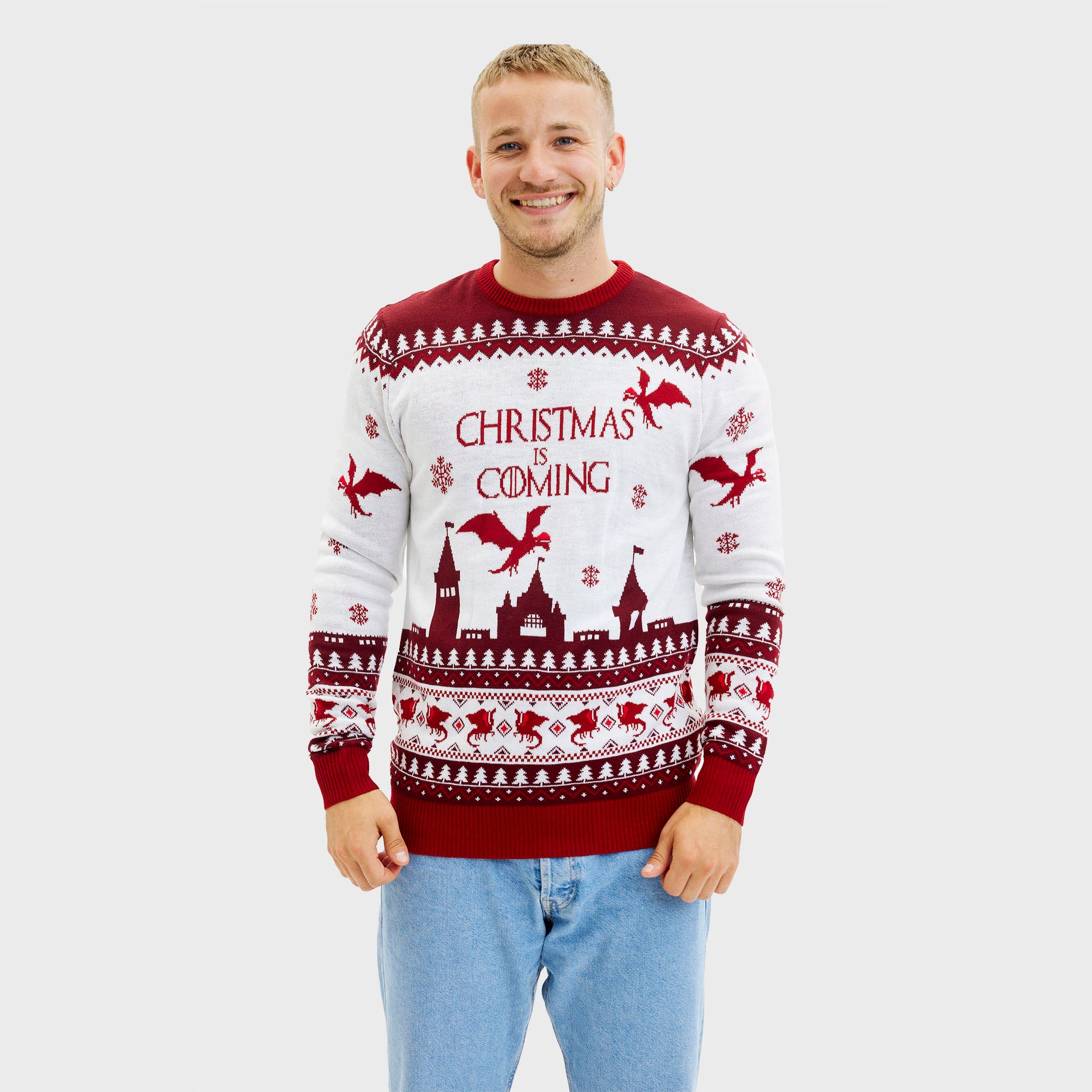 The Christmas Is Coming Weihnachtspullover - Herren
