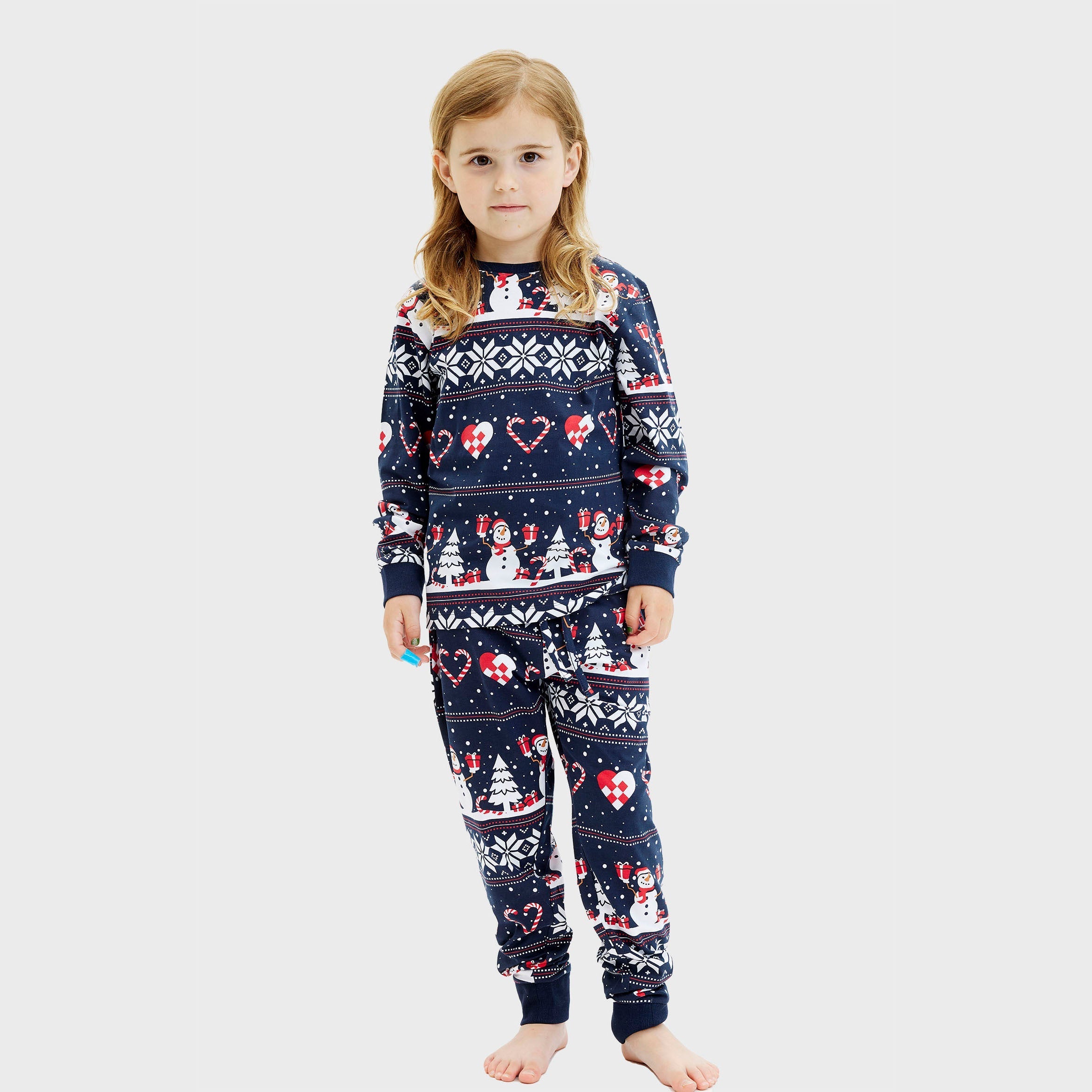 Weihnachtsherz Pyjama - Kinder.