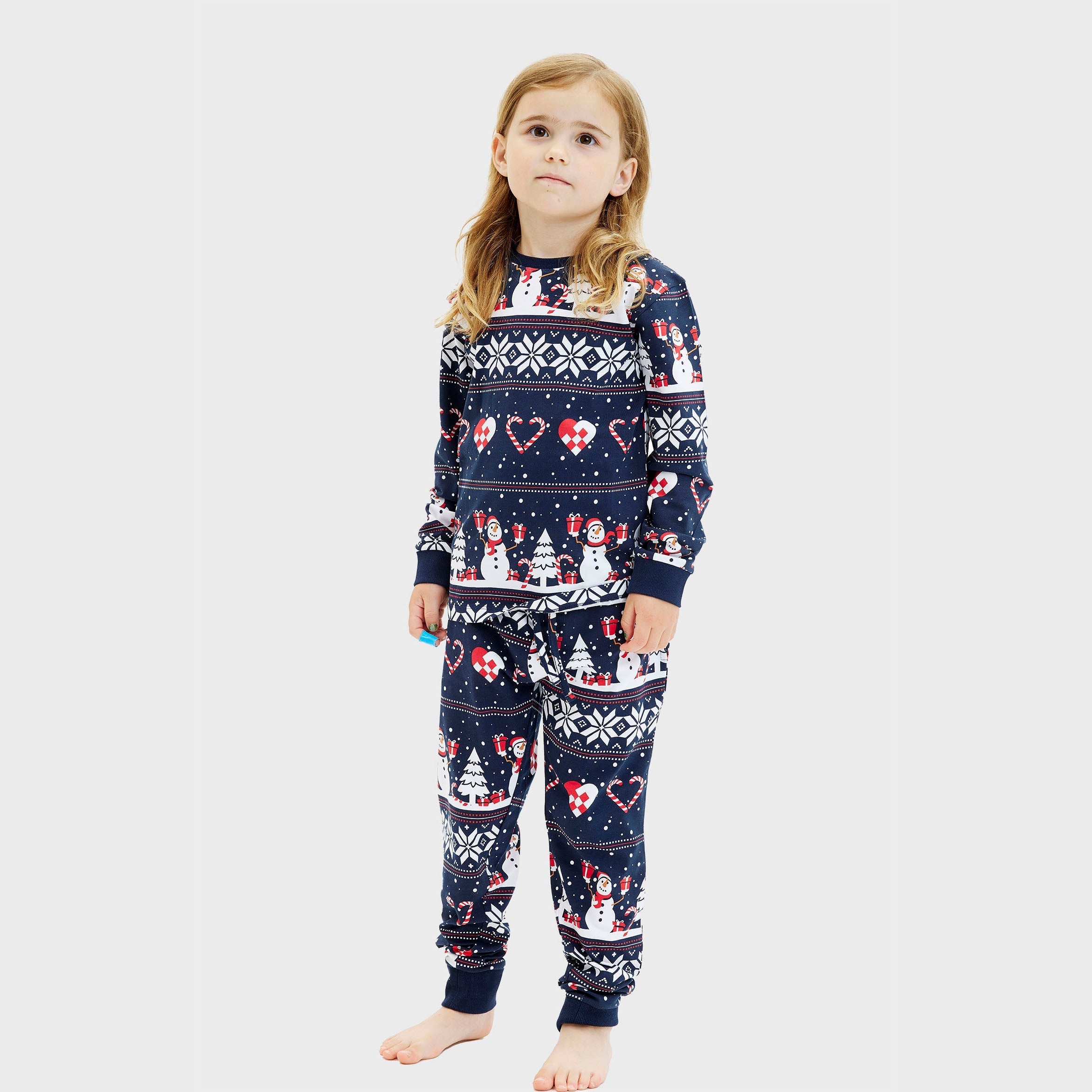 Weihnachtsherz Pyjama - Kinder.