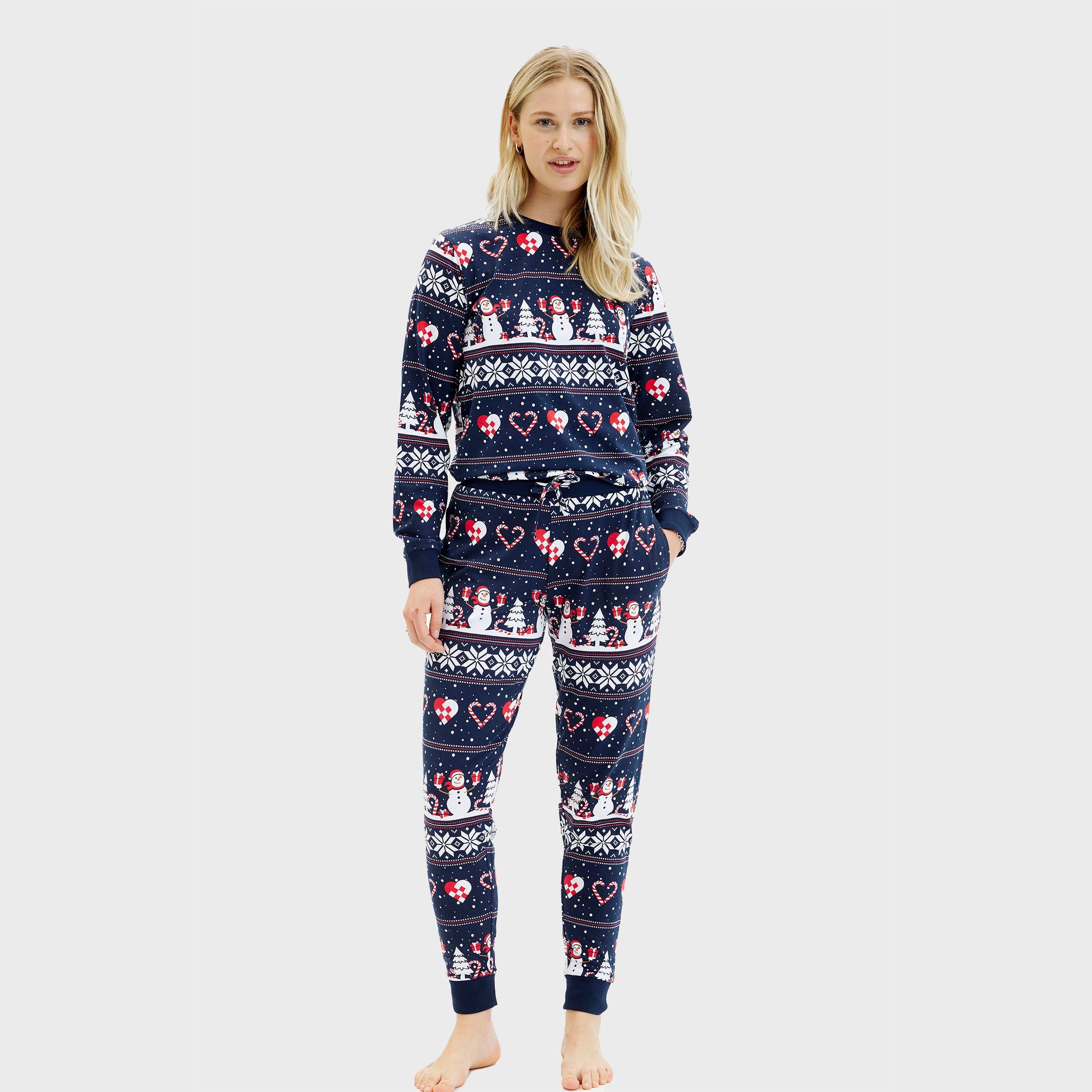 Weihnachtsherz Weihnachtspyjamas - Damen.