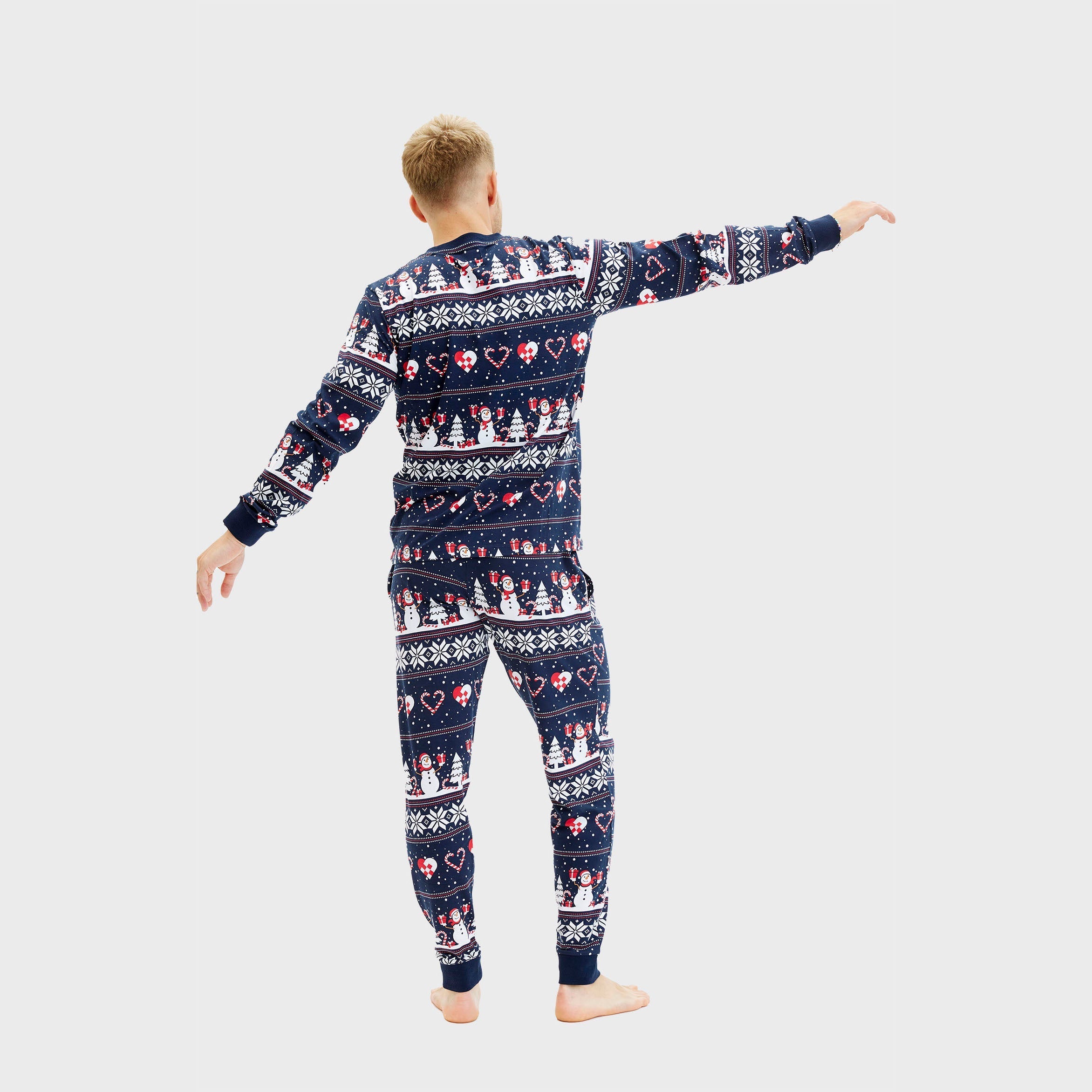 Weihnachtsherz Pyjama - Herren.