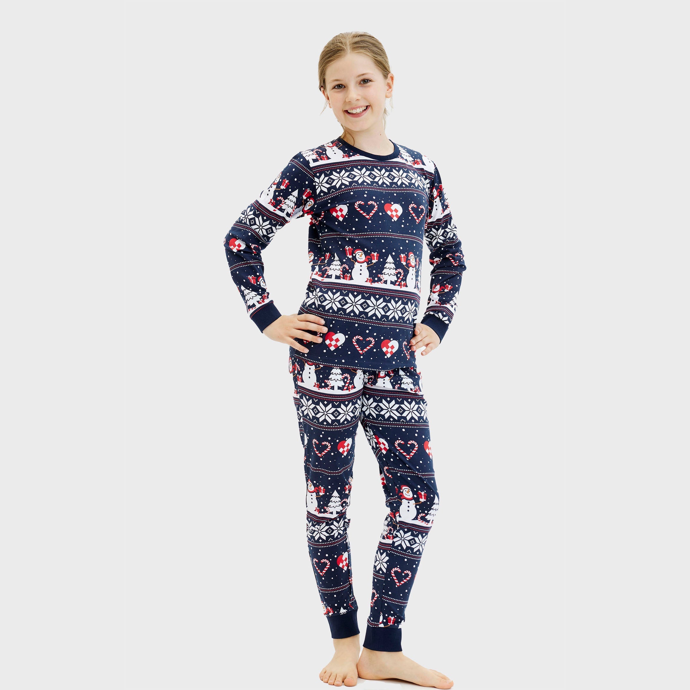 Weihnachtsherz Pyjama - Kinder.