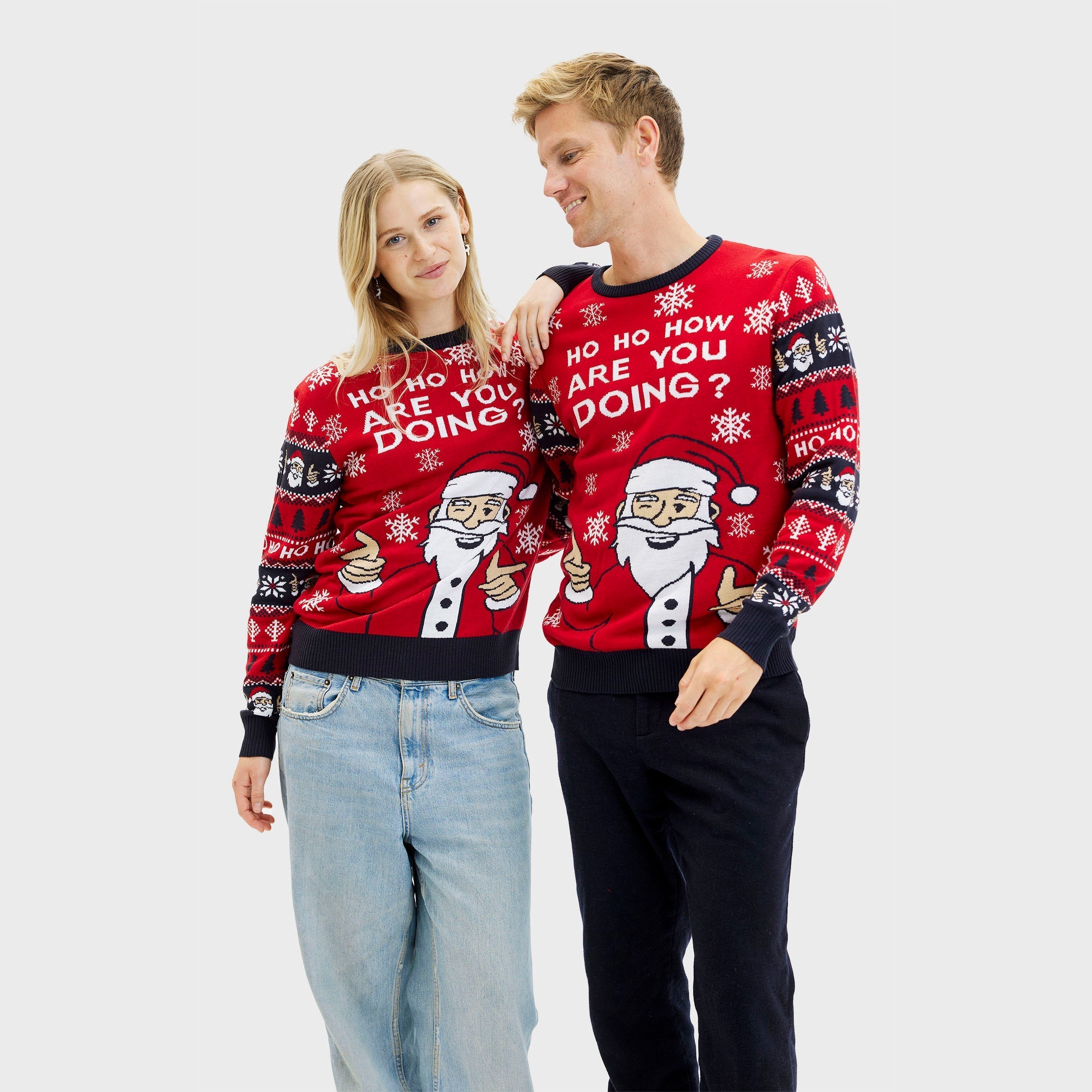 Ho ho how you doin' Weihnachtspullover - Damen