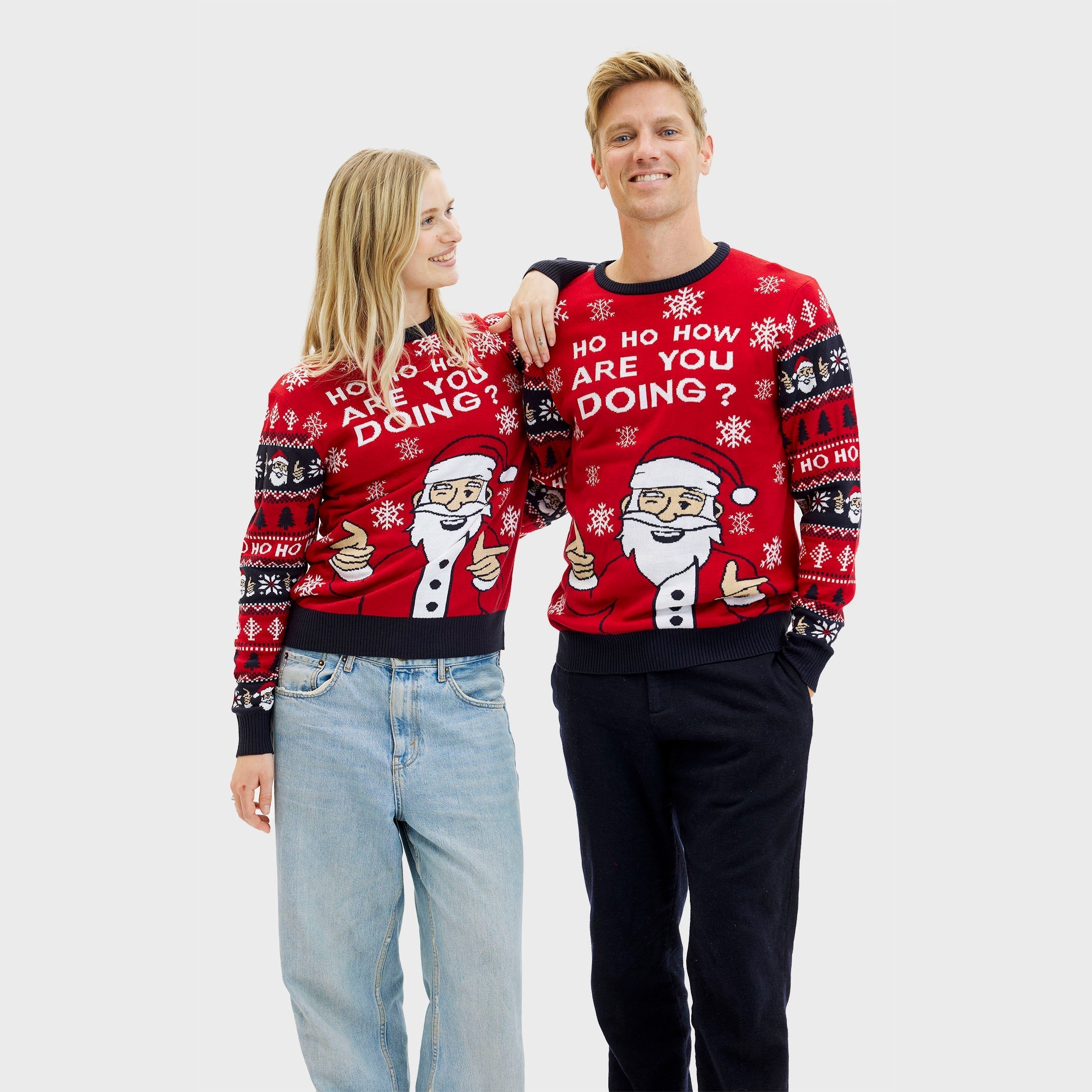 Ho ho how you doin' Weihnachtspullover - Damen