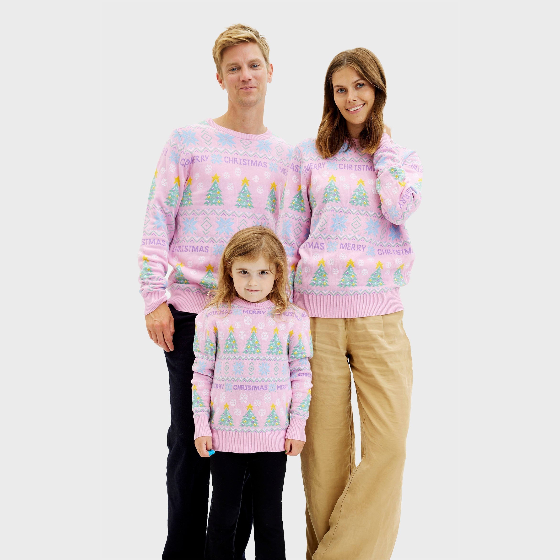 Il maglione natalizio rosa - Uomo.