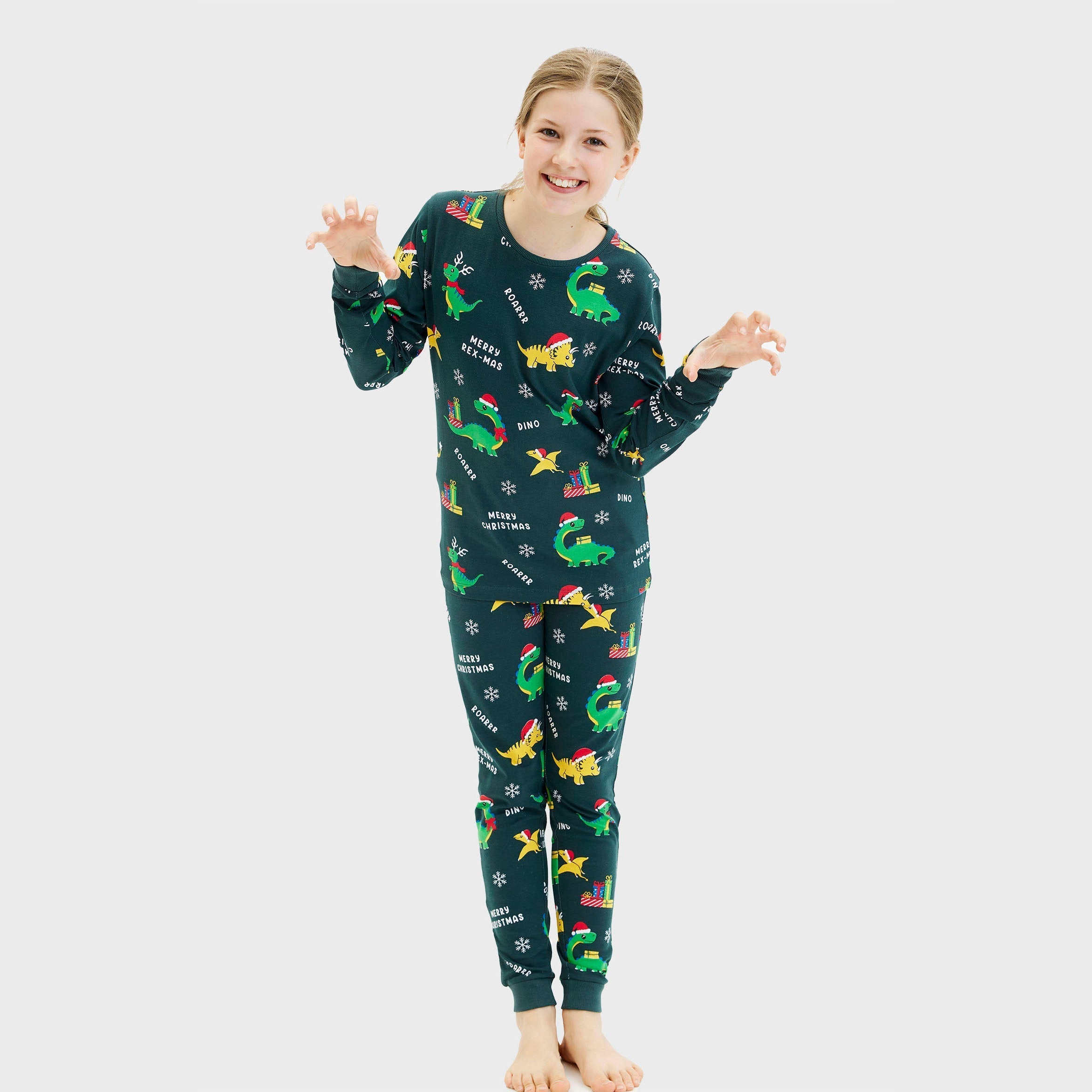 Pyjama de Noël dinosaure - Enfant.