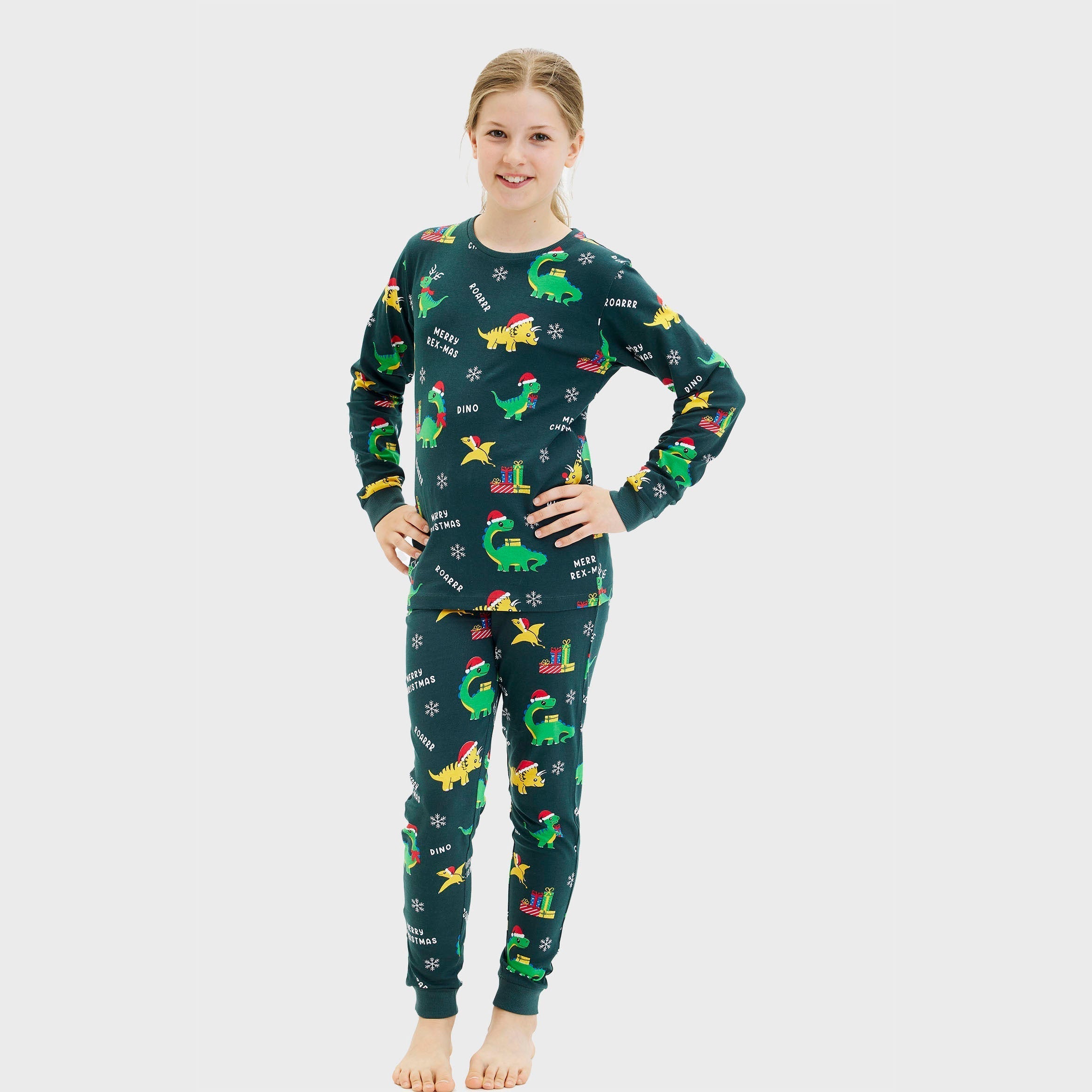 Pyjama de Noël dinosaure - Enfant.