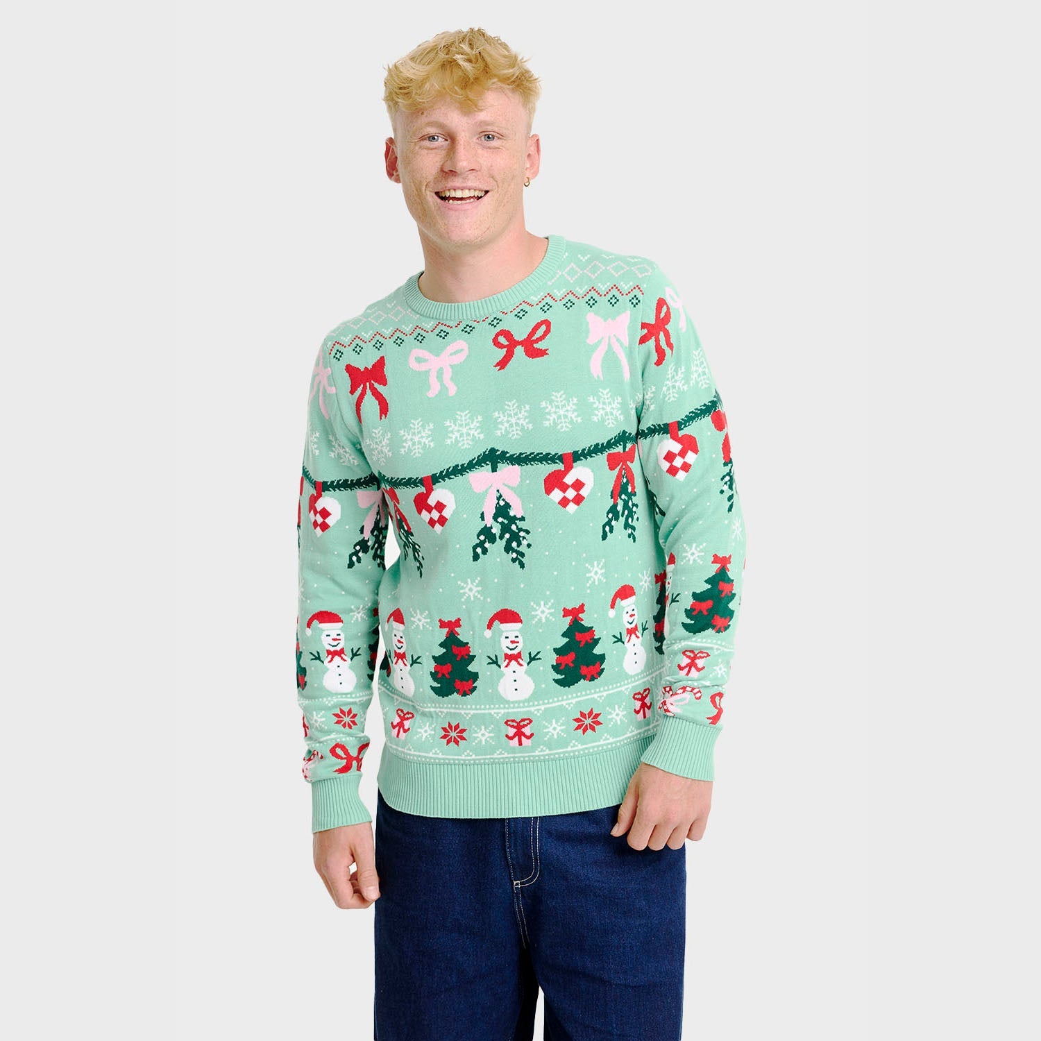Der gestrichene Weihnachtspullover - Herren.