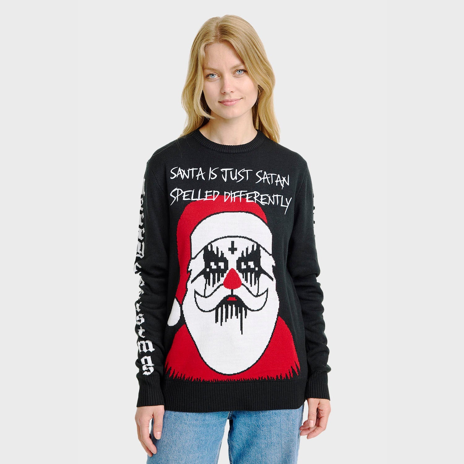Der Satan Weihnachtspullover - Damen