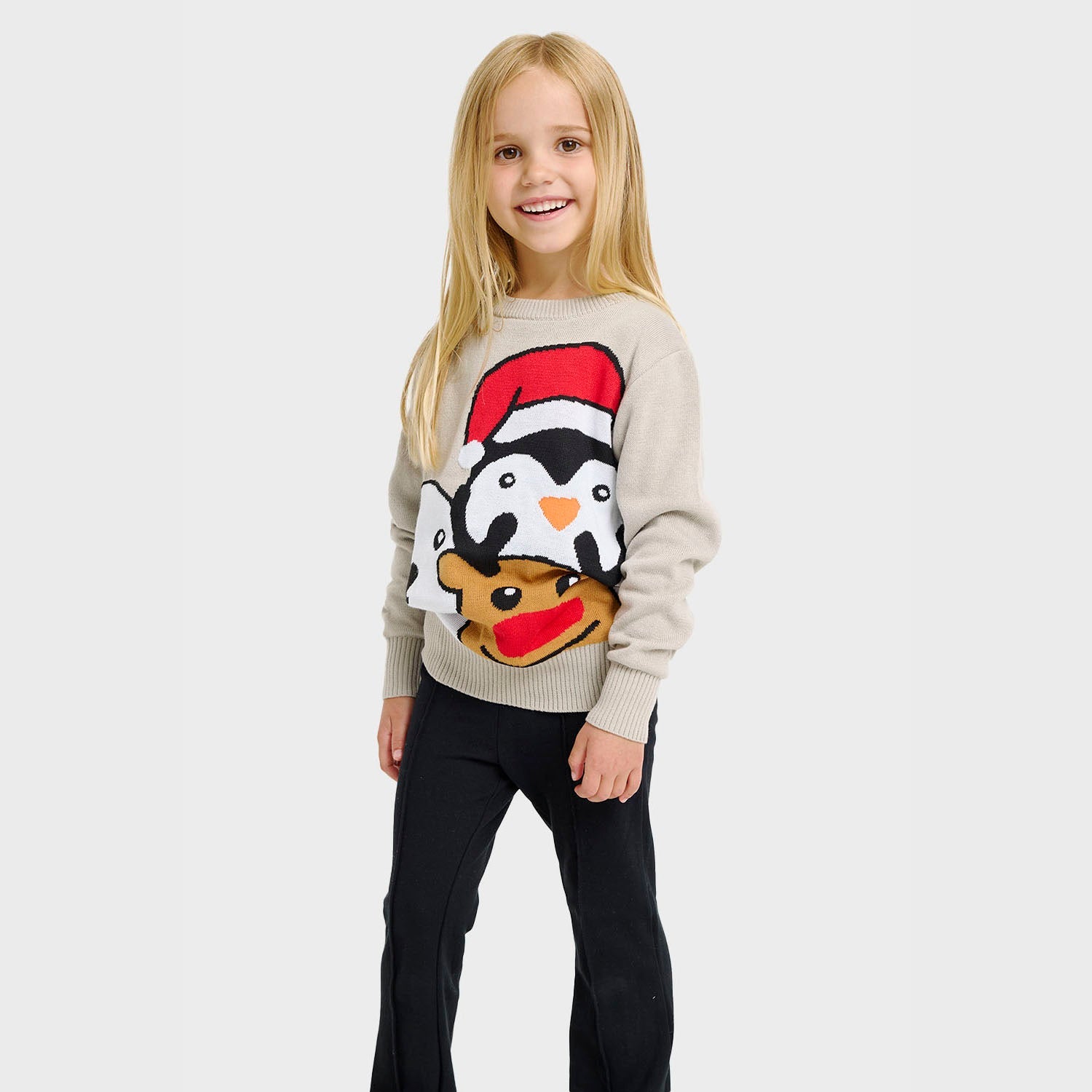 Tierweihnachtspullover - Kinder