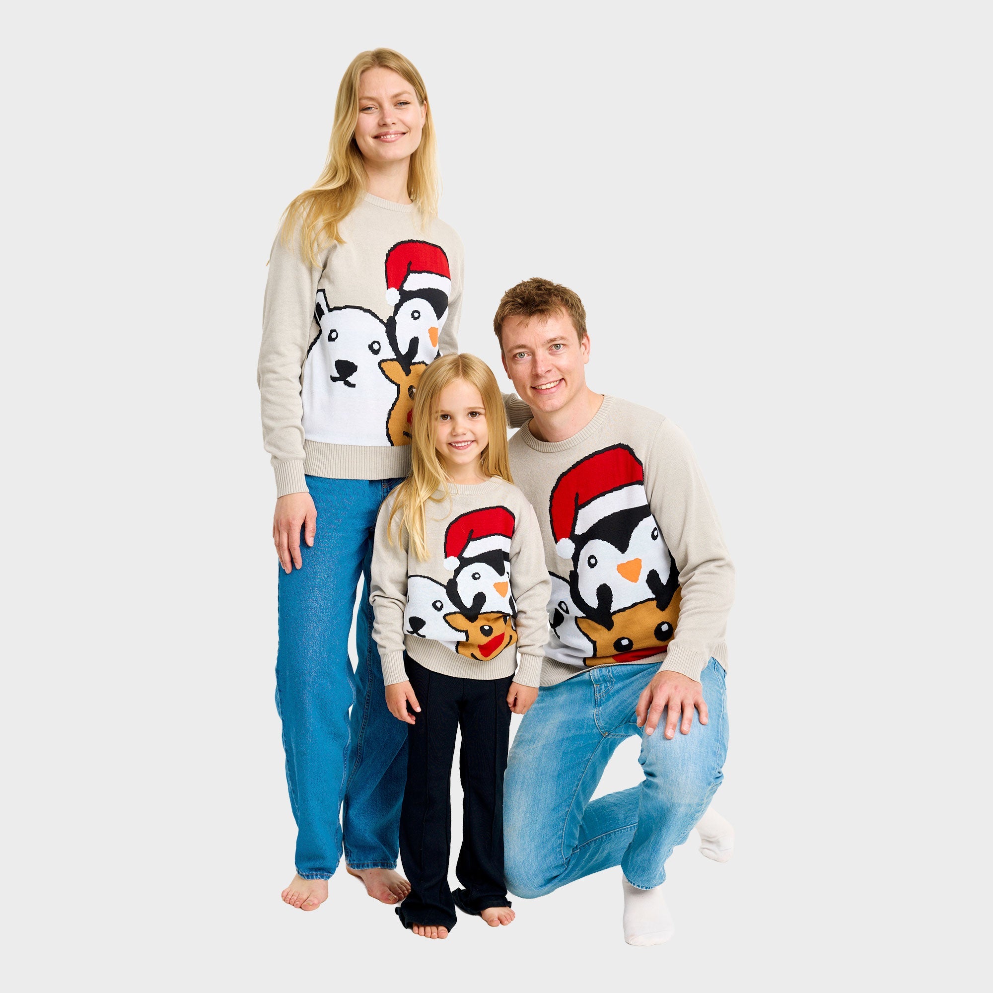 Tierweihnachtspullover - Kinder