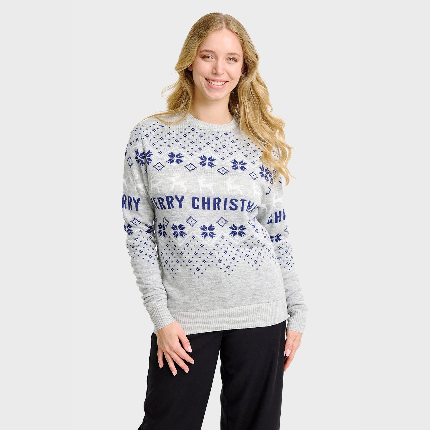 Froher Weihnachtspullover - Damen
