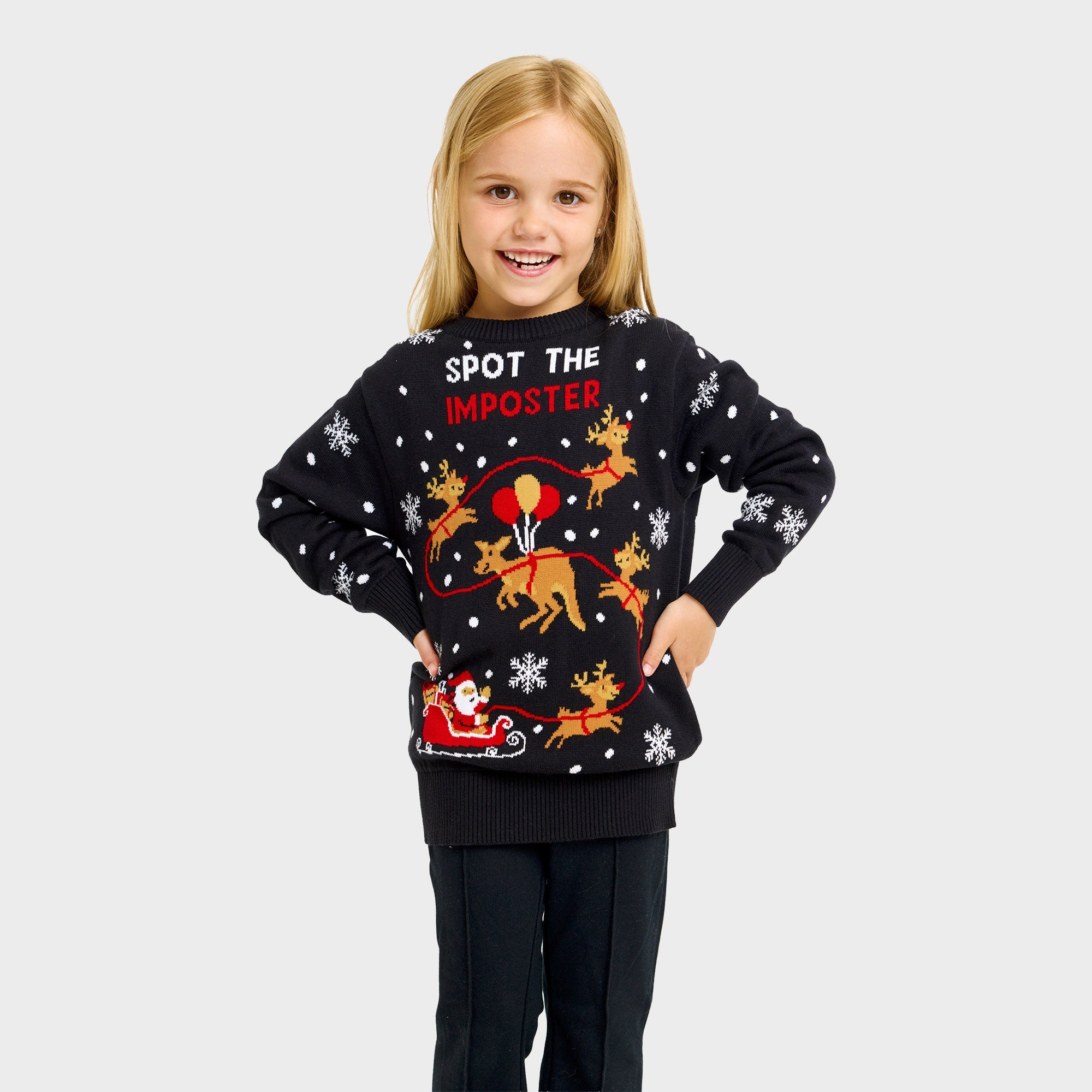 Imposter Weihnachtspullover - Kinder.