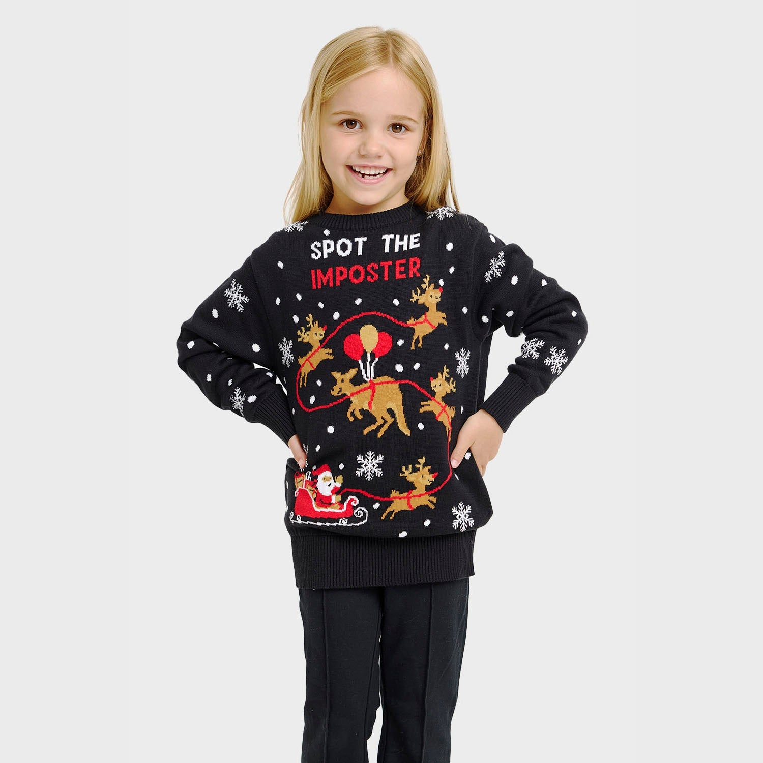 Imposter Weihnachtspullover - Kinder.