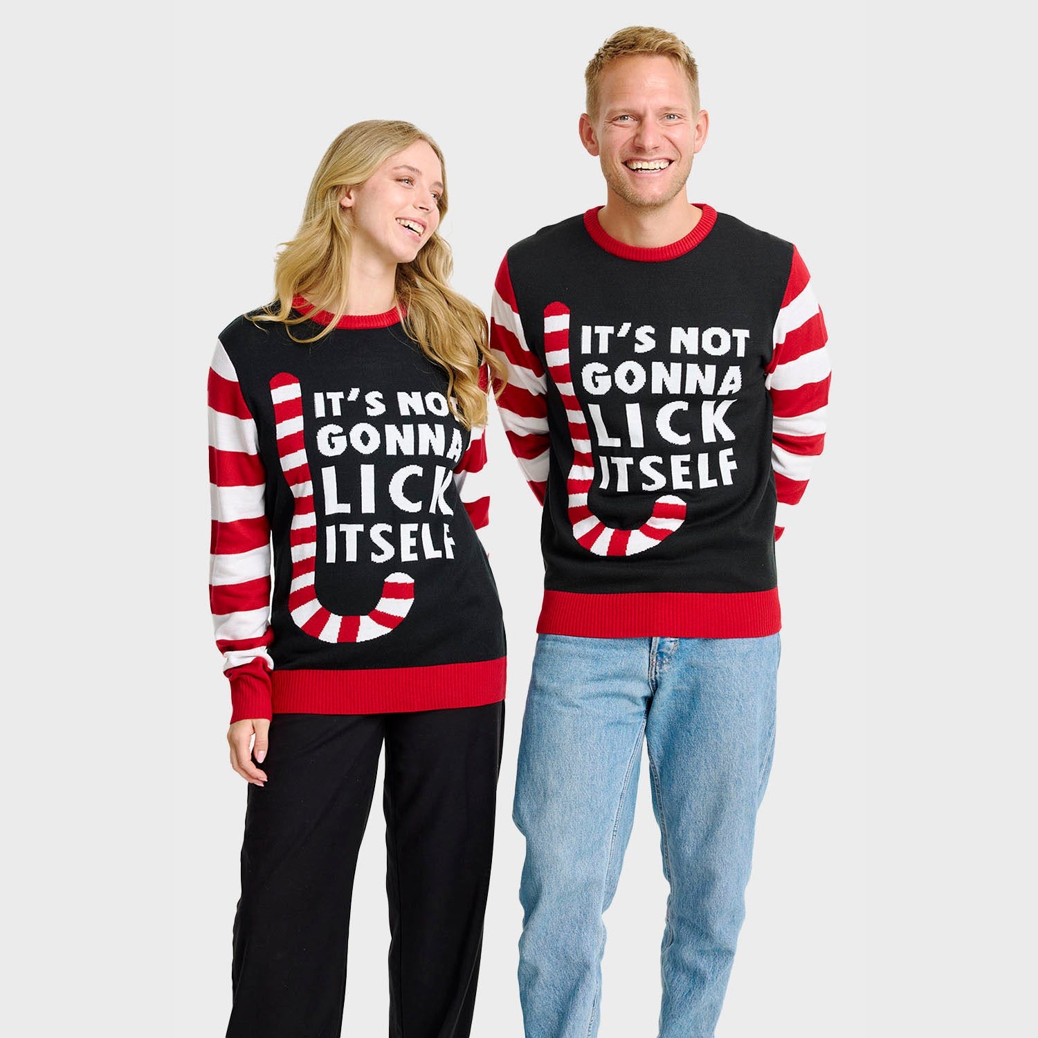 Pull de Noël Candy Cane - Femme