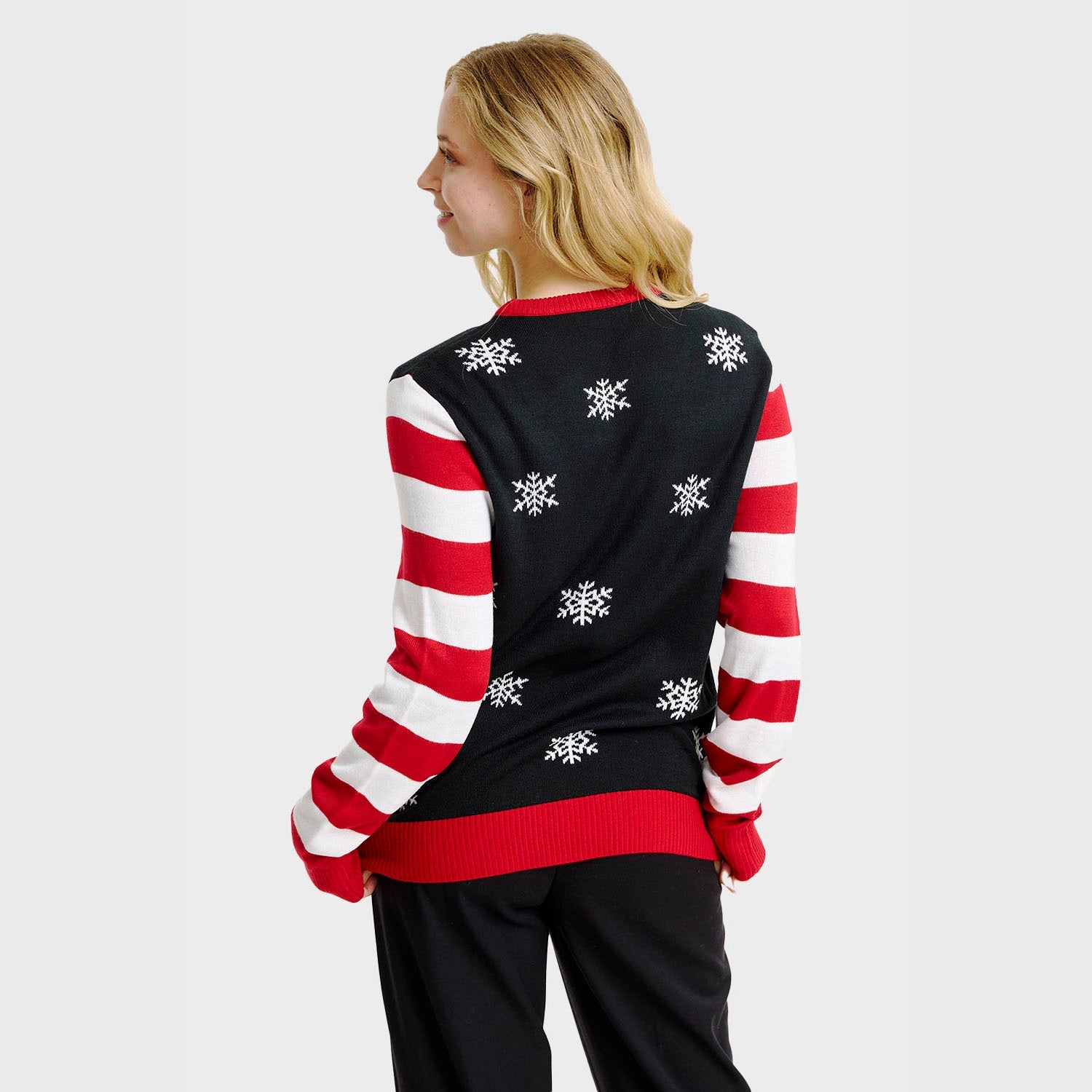 Maglione natalizio Candy Cane - Donna