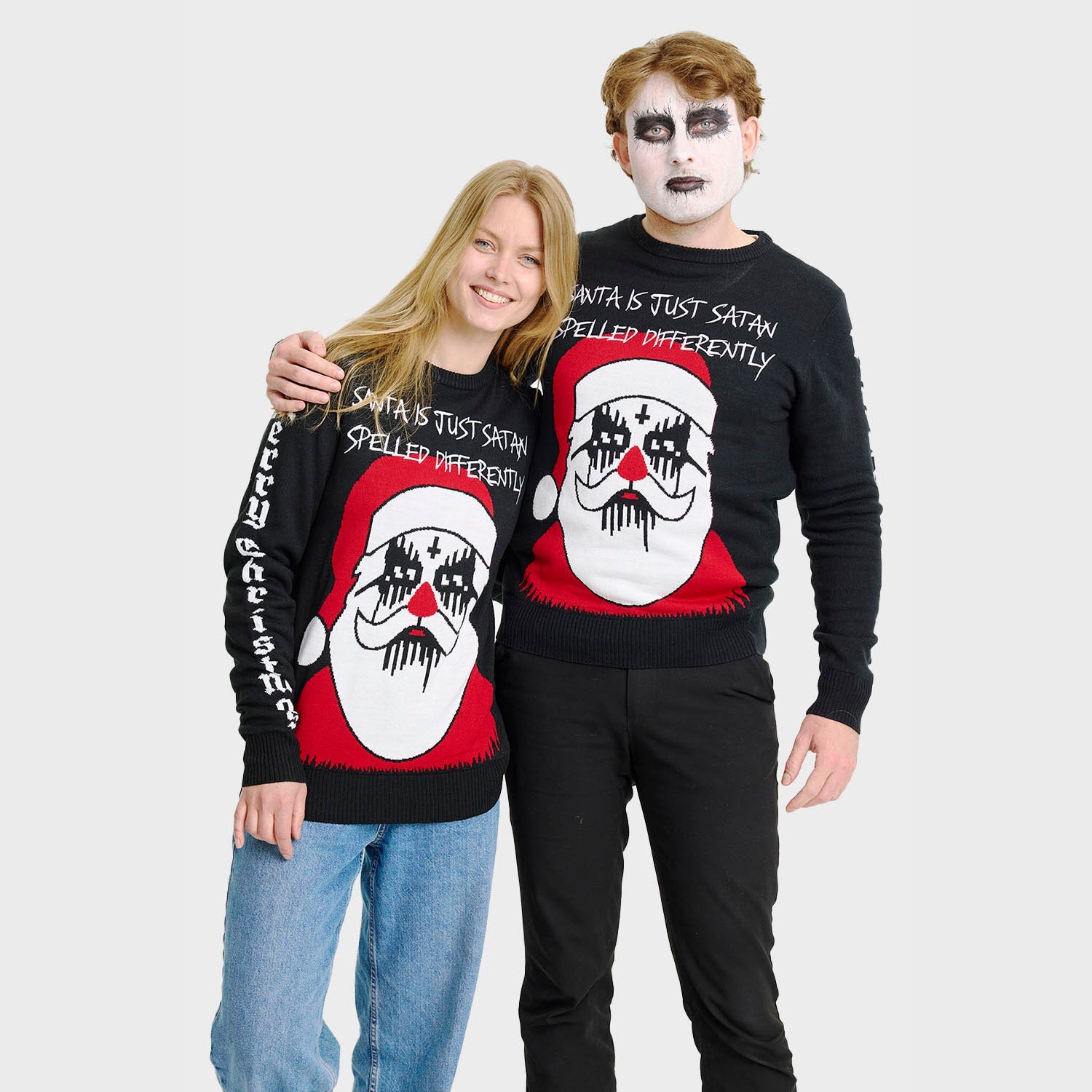 Der Satan Weihnachtspullover - Damen
