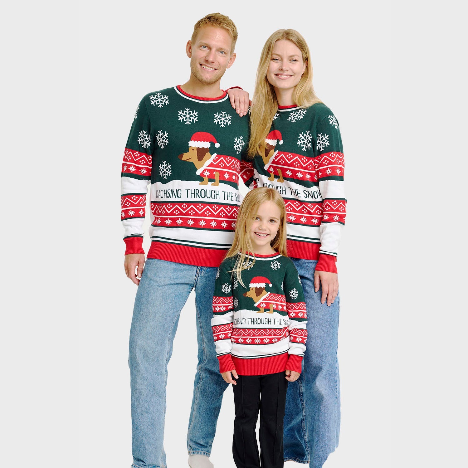 Daschen um den Weihnachtspullover - Damen.