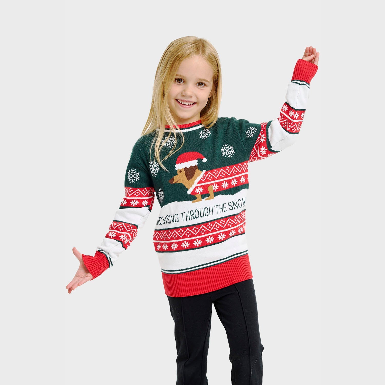Rasend um den Weihnachtsbaum - Kinder.