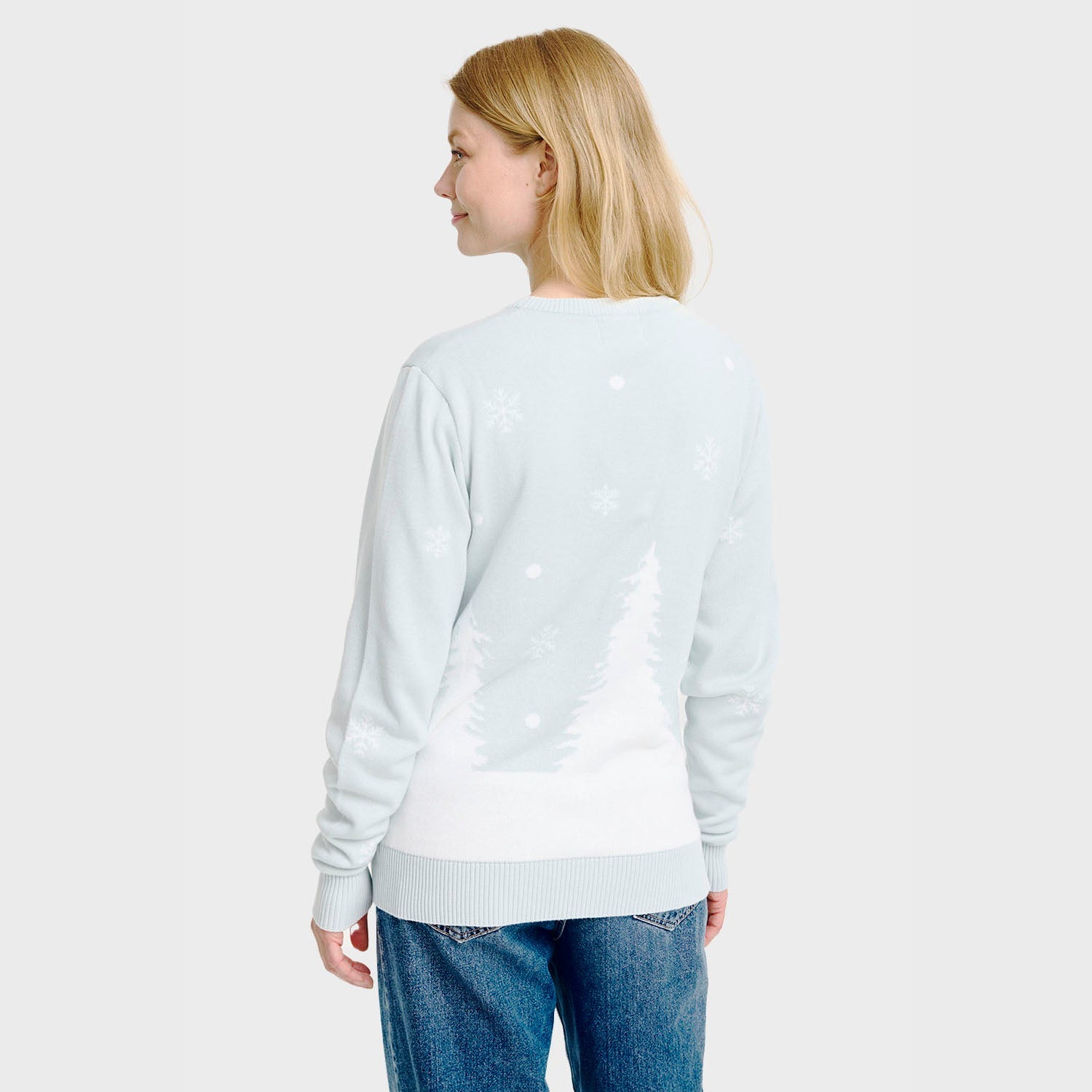 Der süße Pinguin-Weihnachtspullover - Damen.