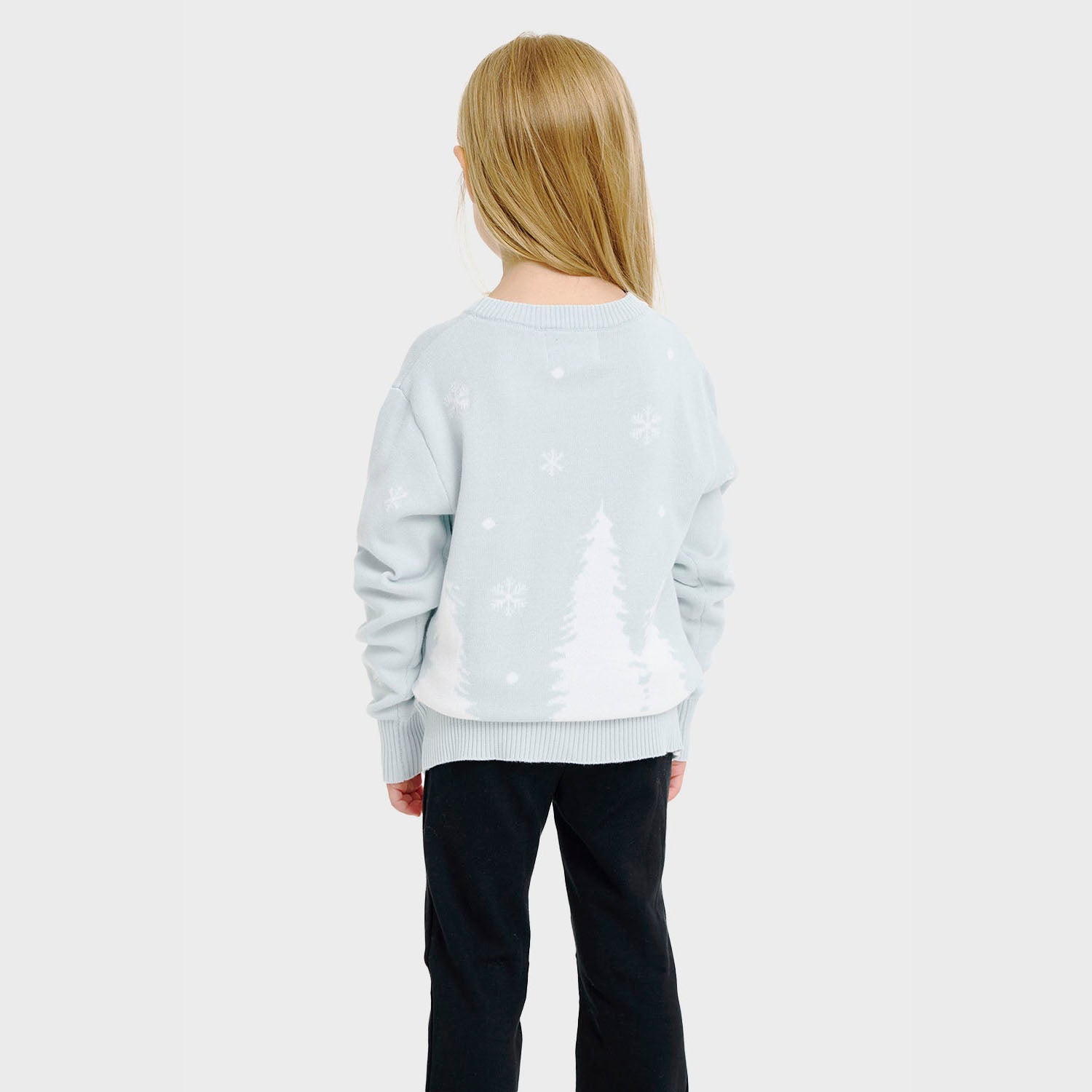 Der süße Pinguin-Weihnachtspullover - Kinder.