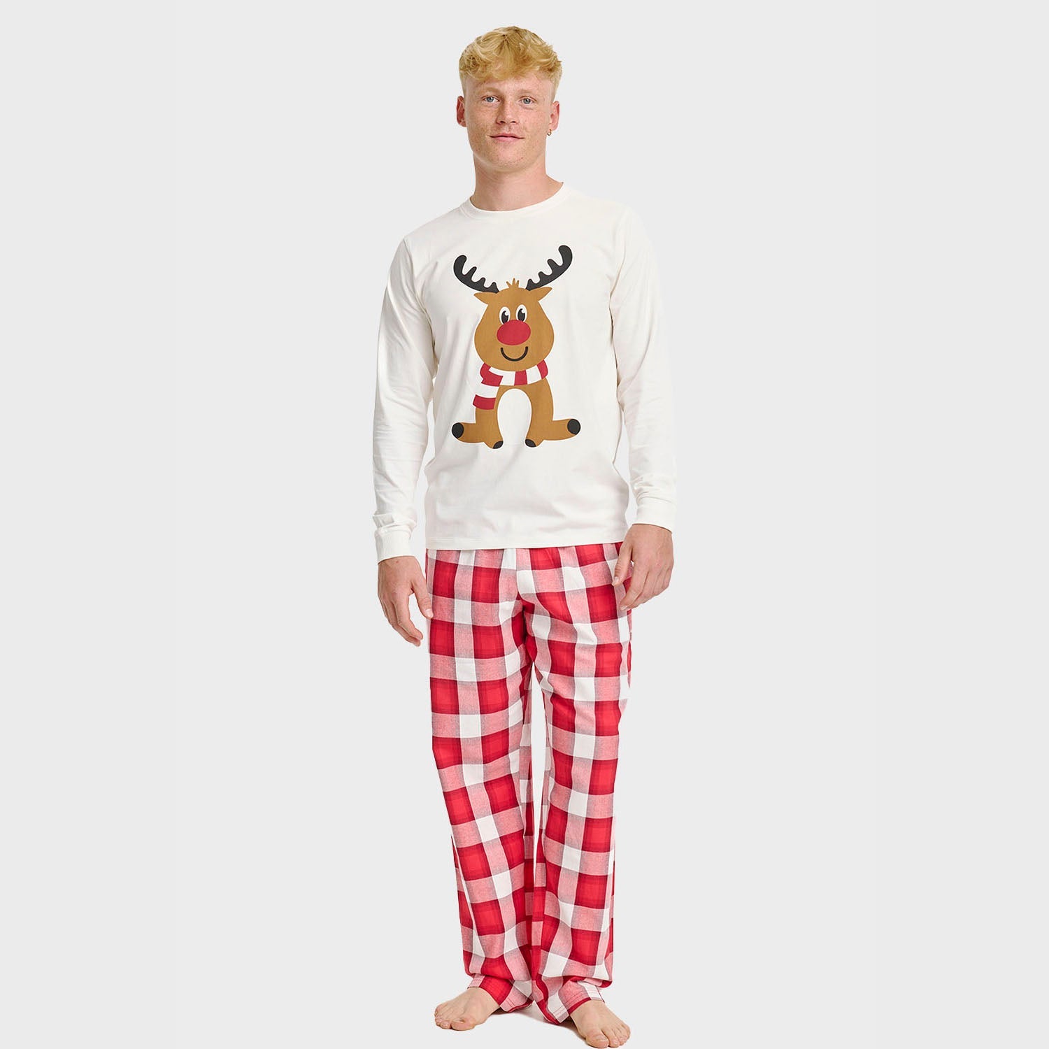 Flanell-Weihnachtshosen - Herren