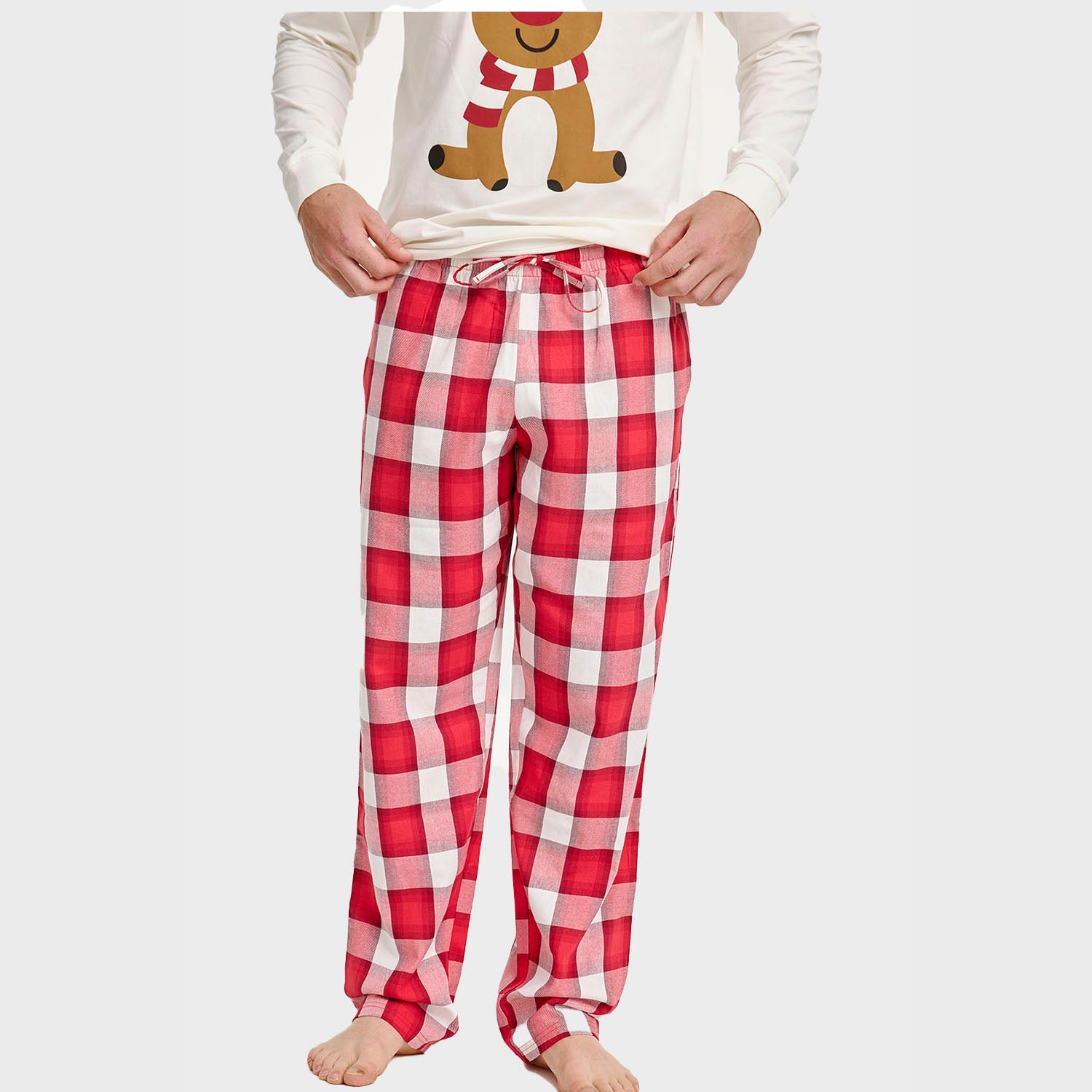 Flanell-Weihnachtshosen - Herren