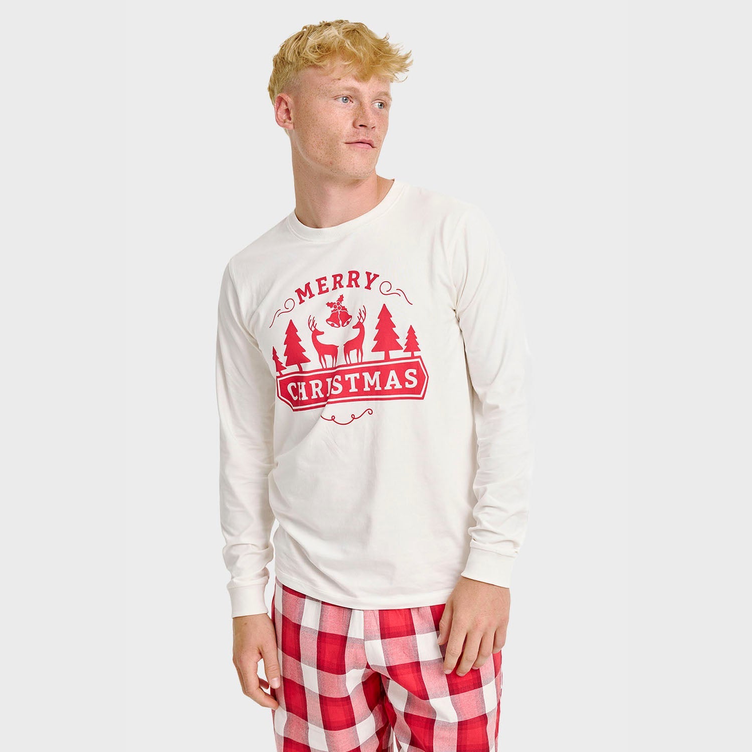 Das Frohe Weihnachten Pyjama-Oberteil - Herren