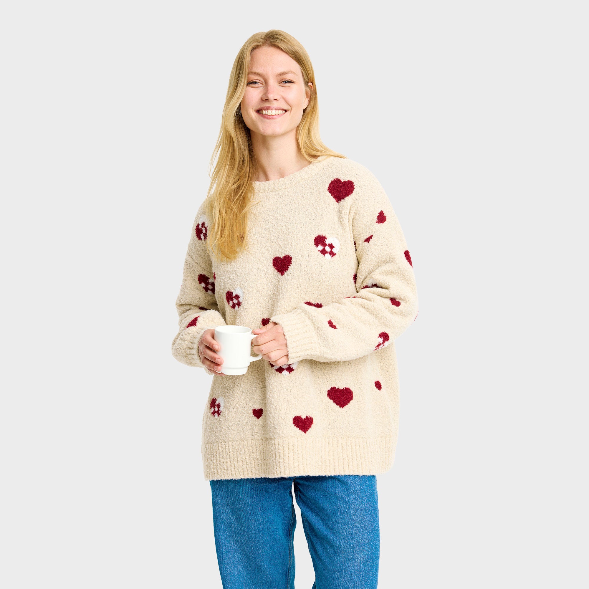 Juleherz Weihnachtspullover - Damen