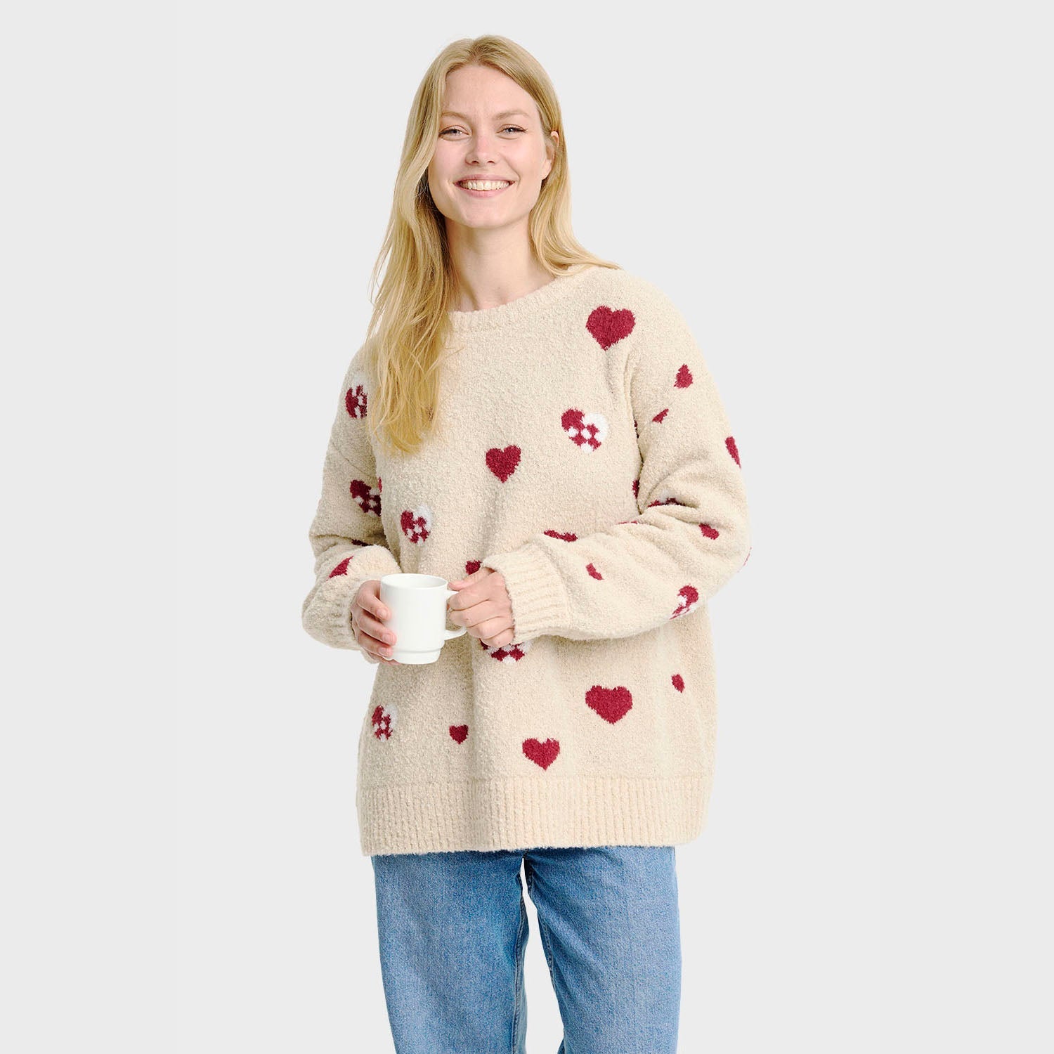 Juleherz Weihnachtspullover - Damen