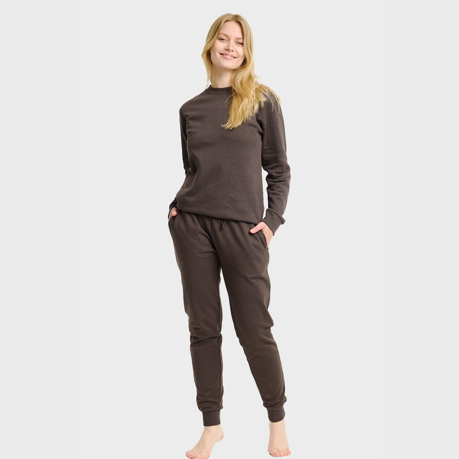 Sweatset brun - Damen.