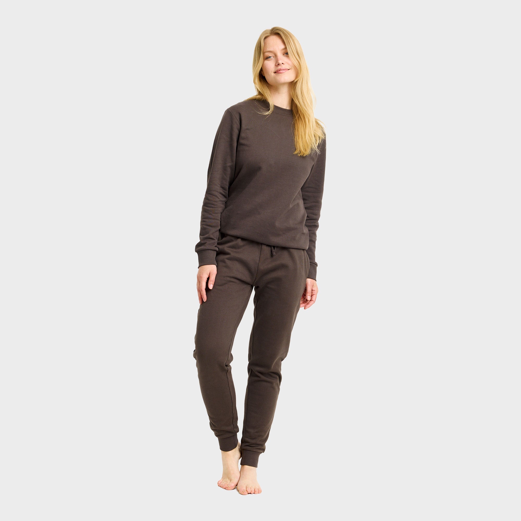 Sweatset braun - Damen.