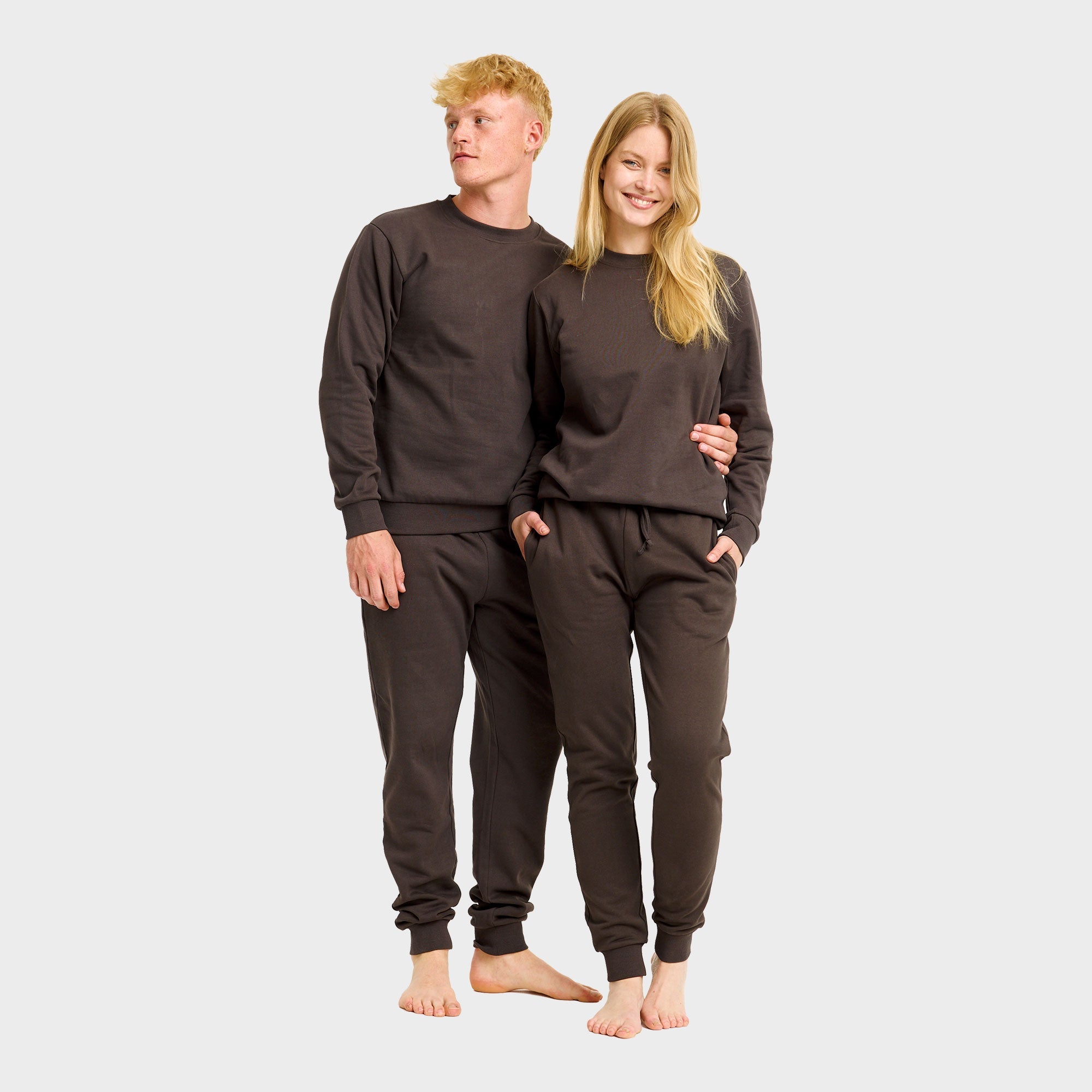Sweatset braun - Damen.