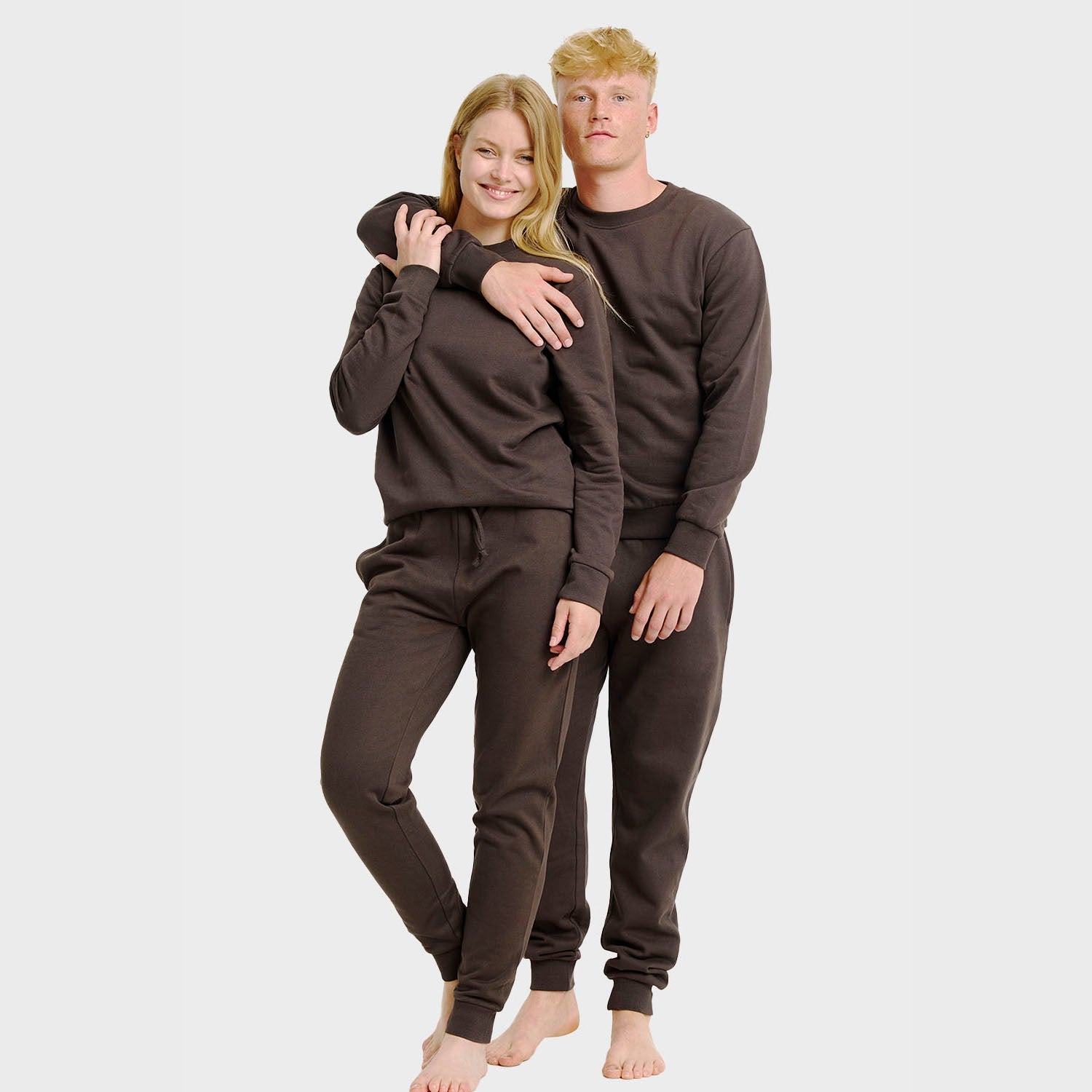 Sweatset braun - Damen