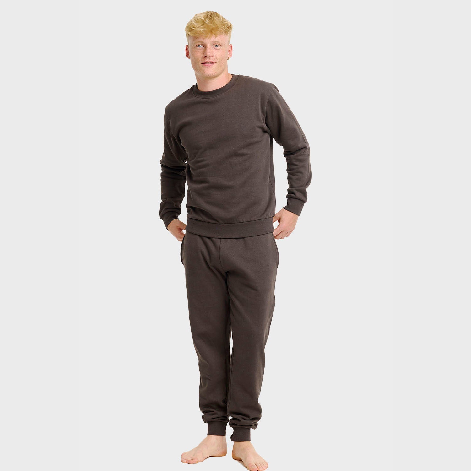 Sweatset brun - Herren.