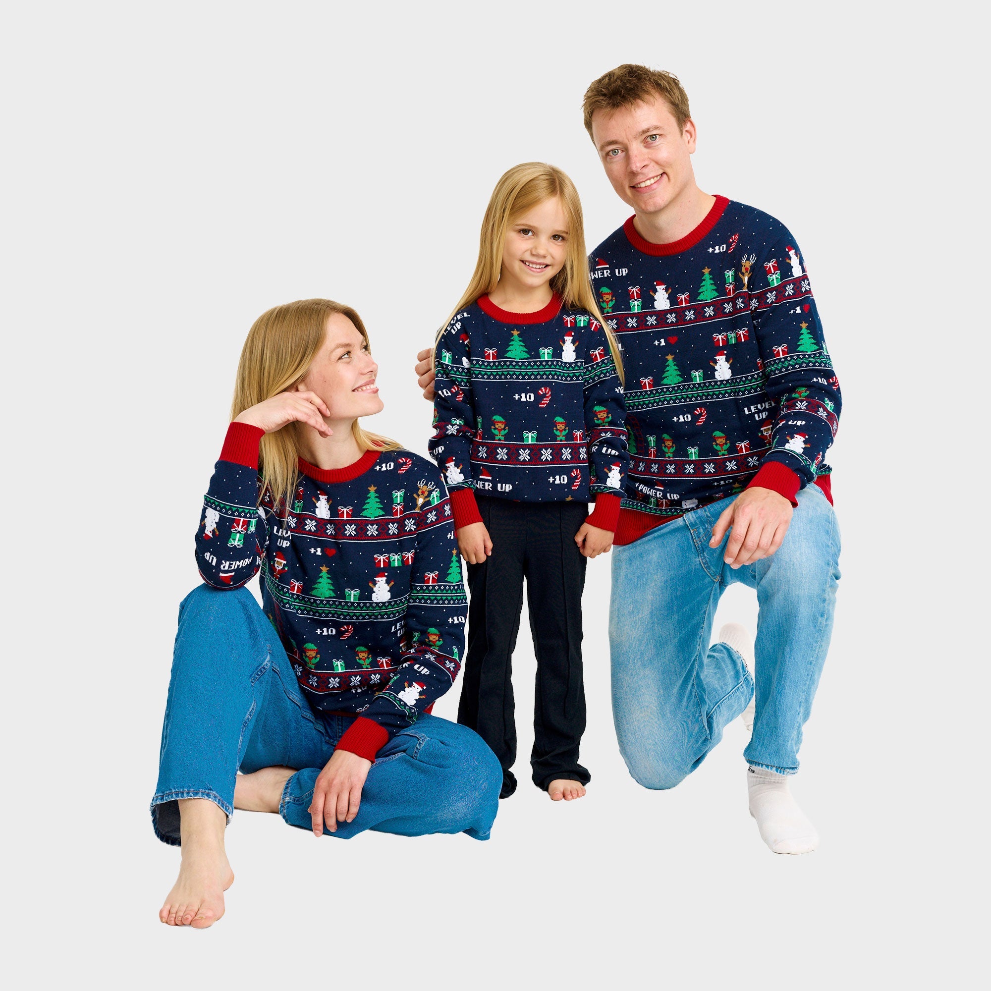 Vintage Gaming Weihnachtspullover - Kinder