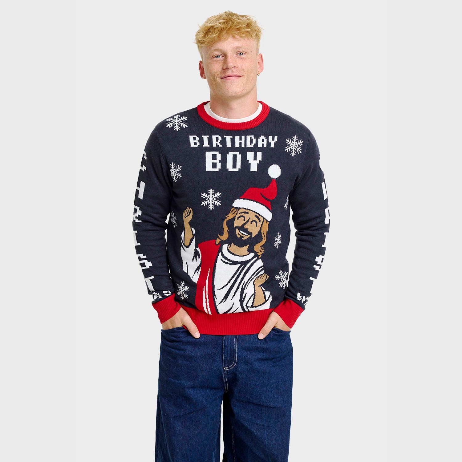 Der Geburtstagsjunge Weihnachtspullover - Herren