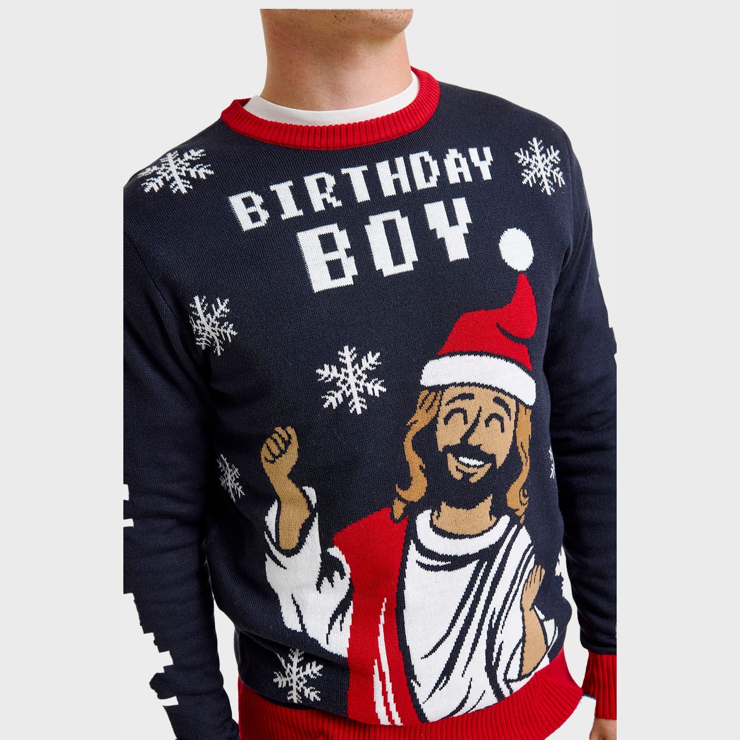 Der Geburtstagsjunge Weihnachtspullover - Herren
