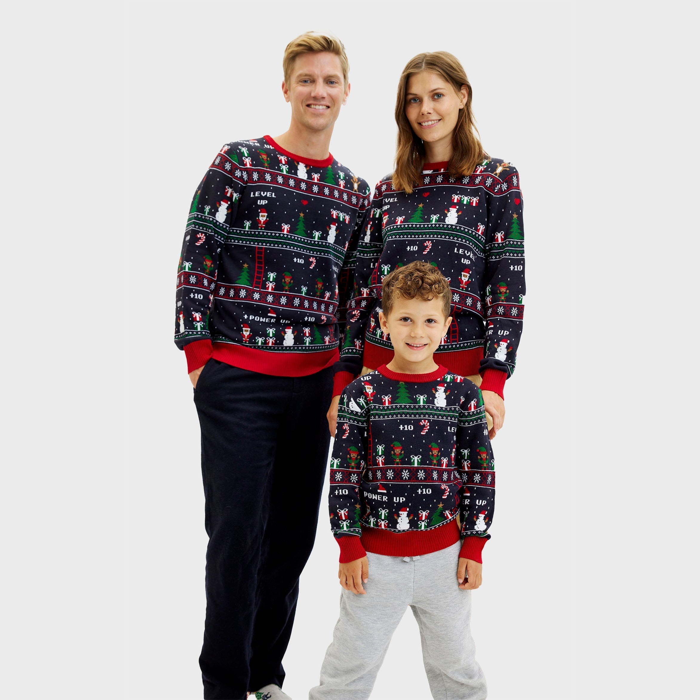 Vintage gamer Weihnachtspullover - Kinder