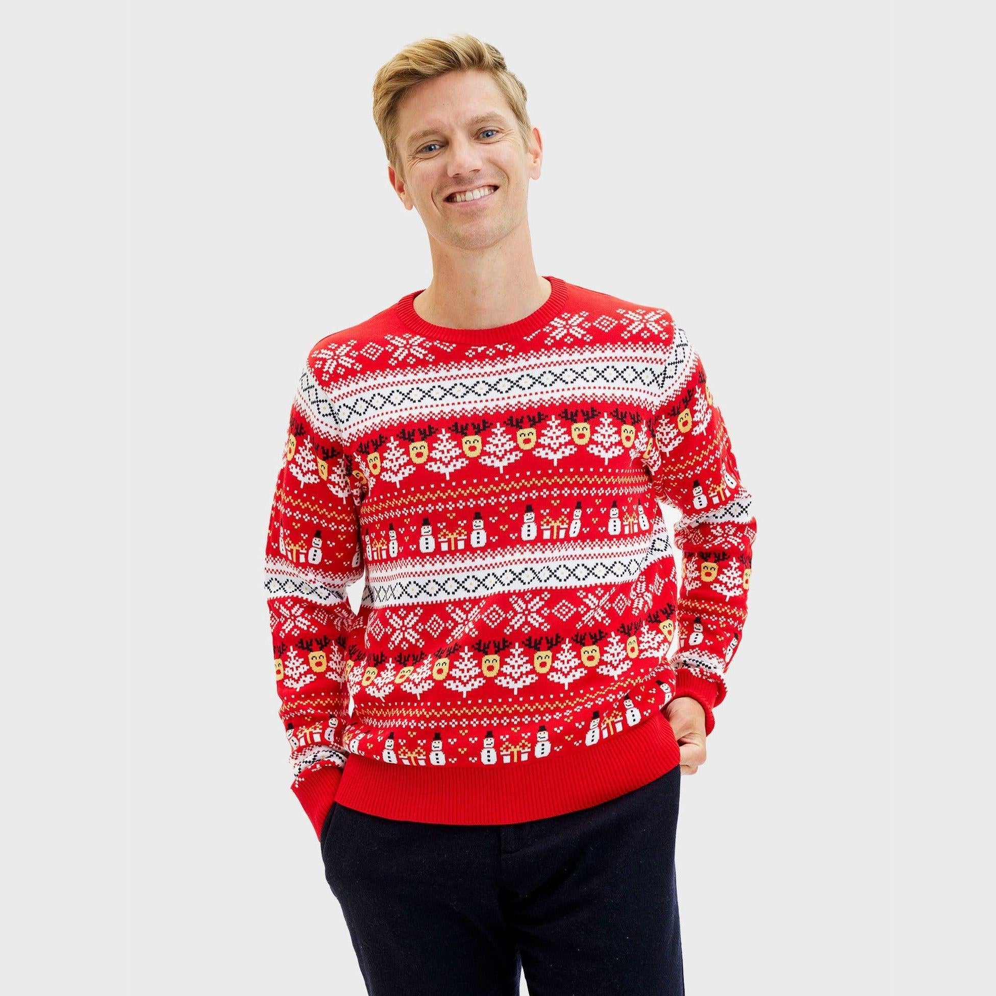 The Reinstyle Sweater Rot - Herren.
