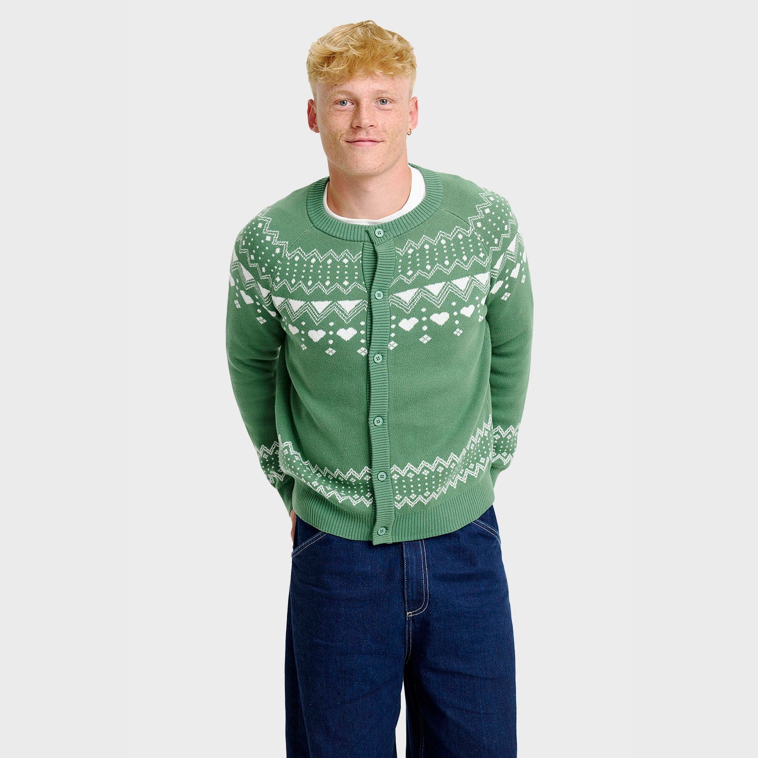 Der Simple Cardigan  - Herren