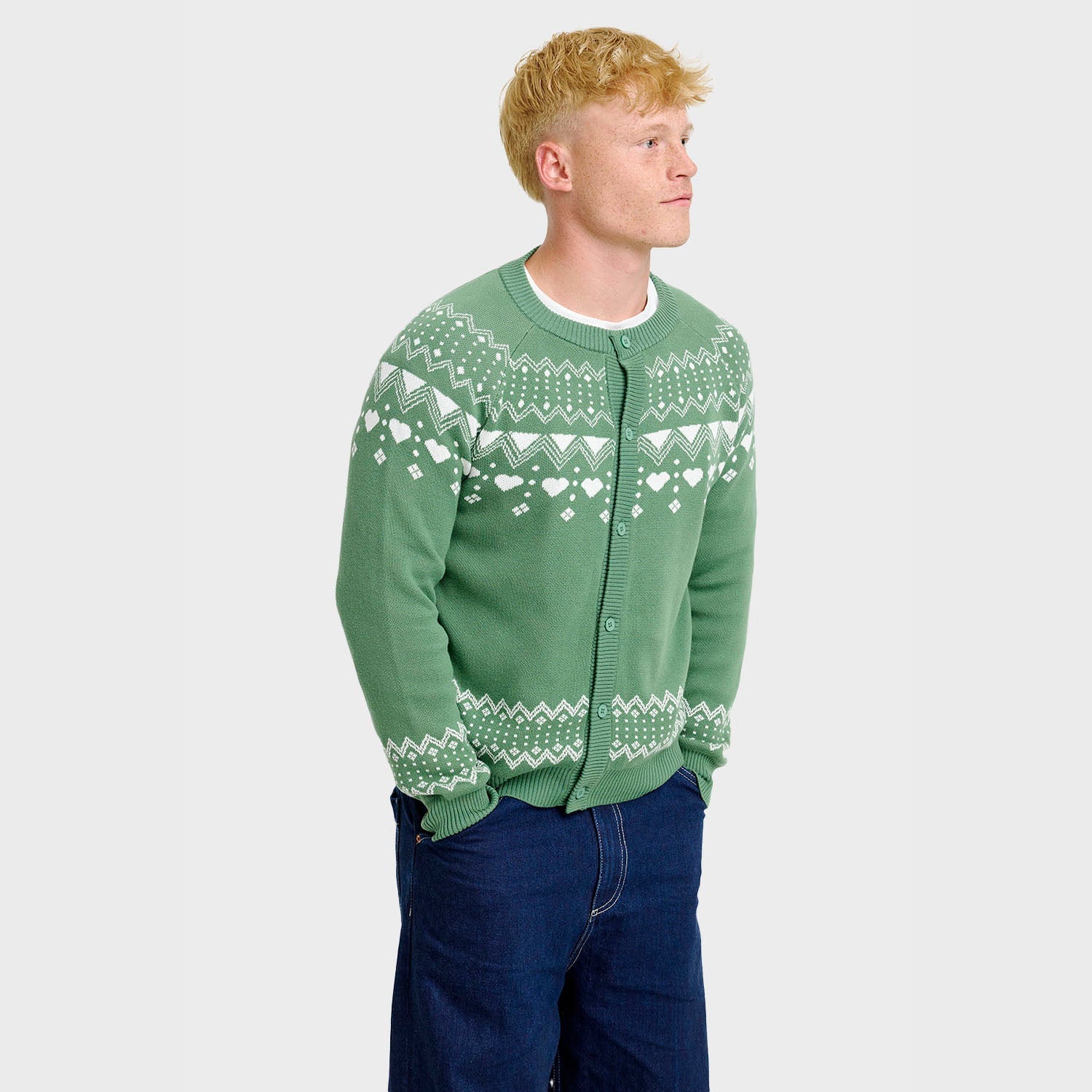 Il Cardigan Semplice - Uomo