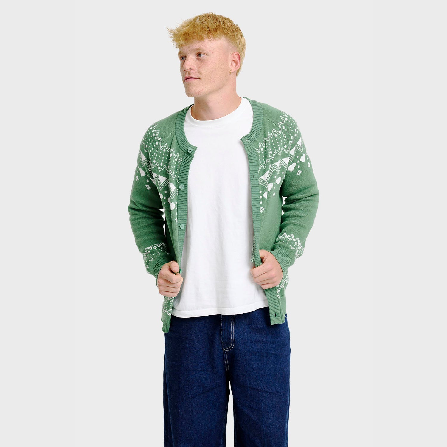 Il Cardigan Semplice - Uomo